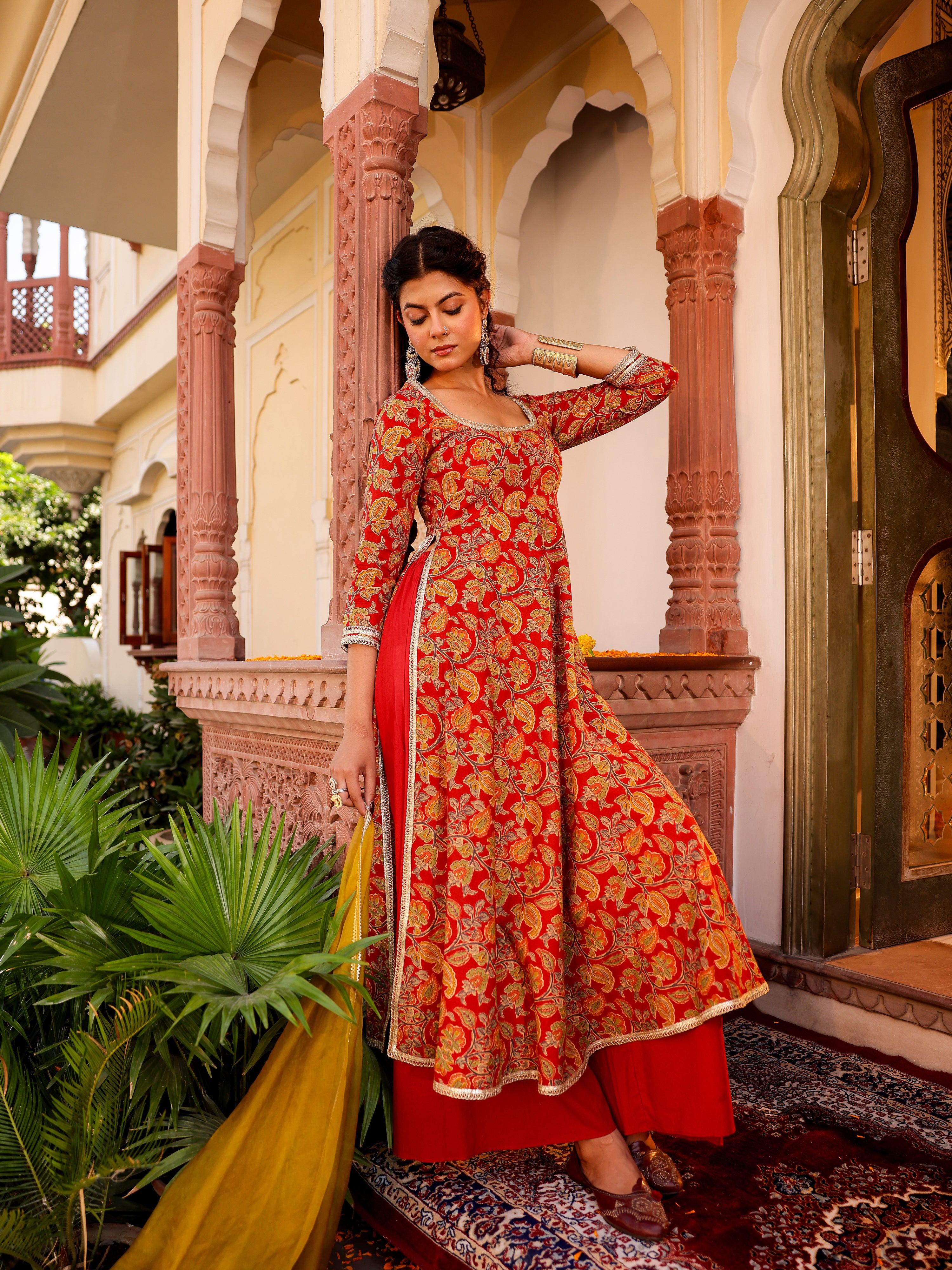 Navika Handblock Cotton Suit Set