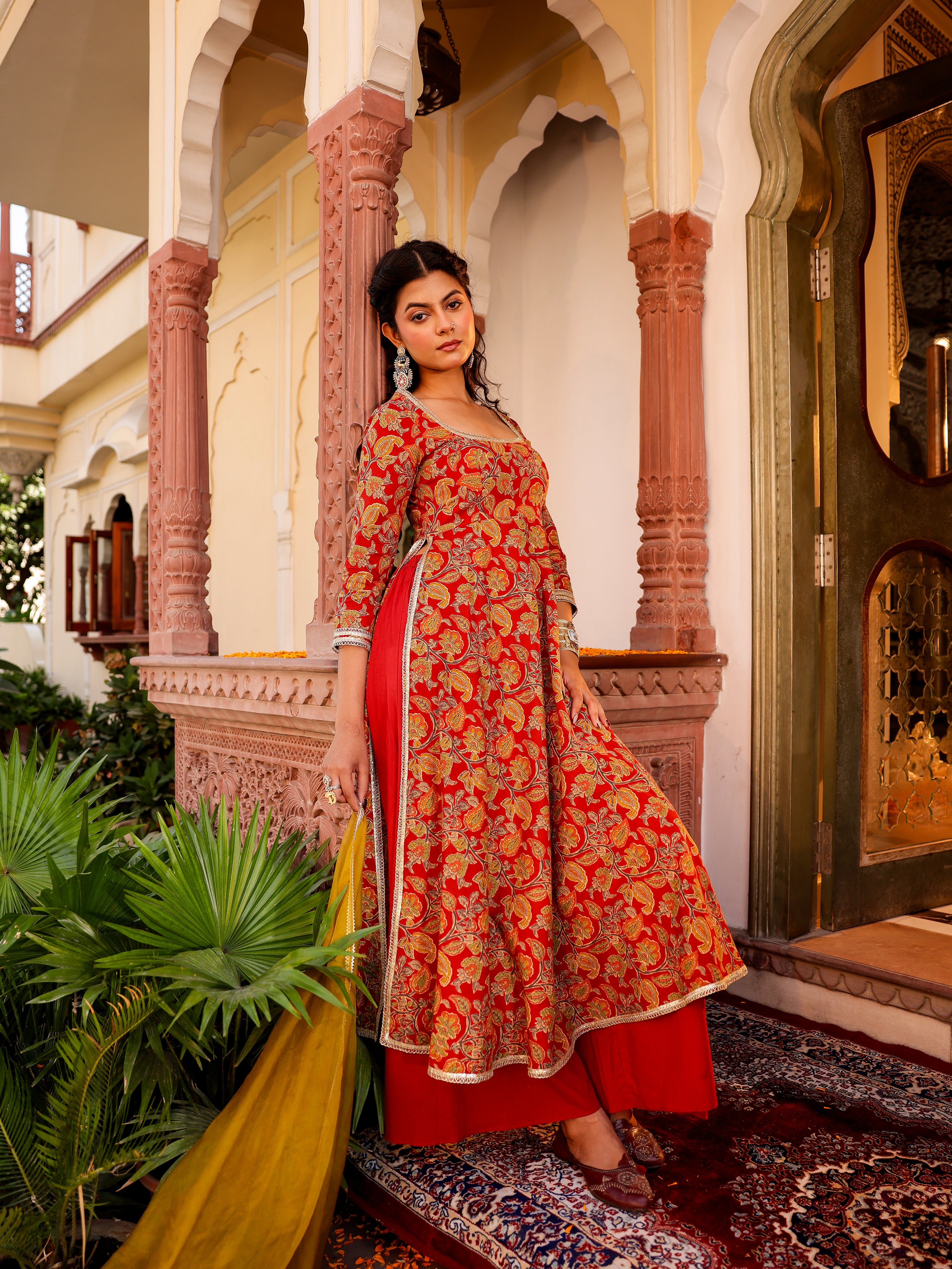 Navika Handblock Cotton Suit Set