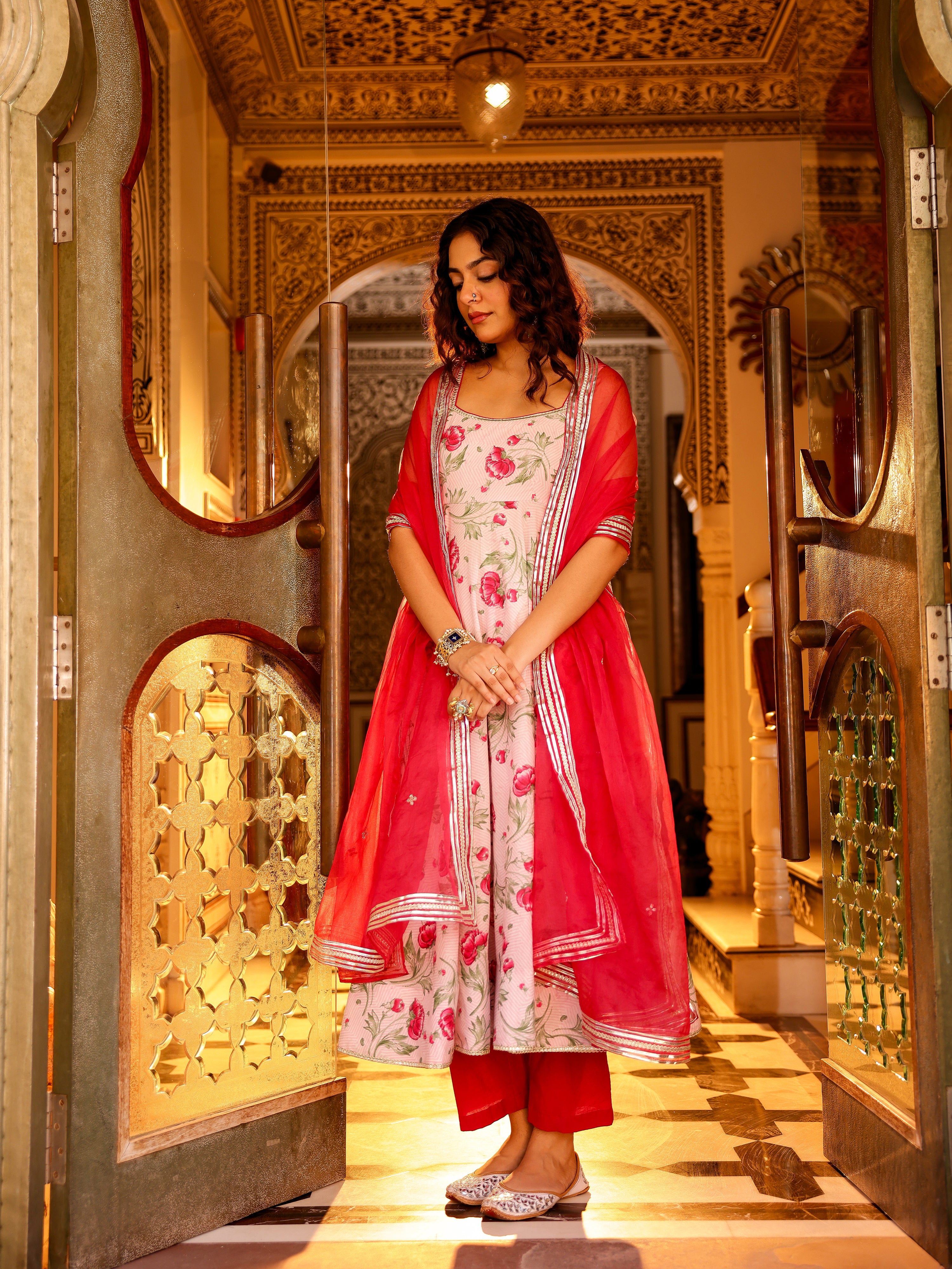 Manjari Handblock Cotton Suit Set