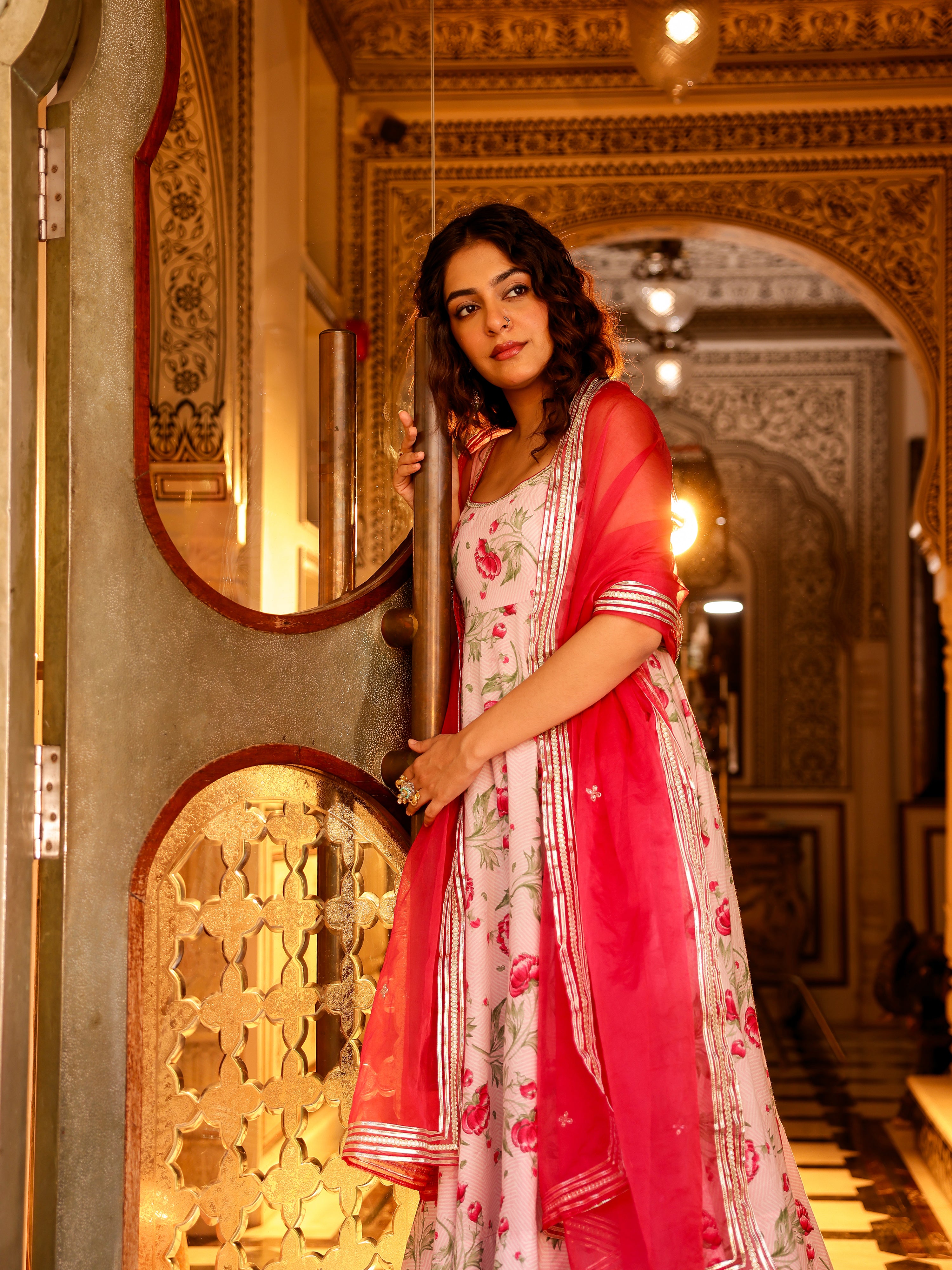 Manjari Handblock Cotton Suit Set