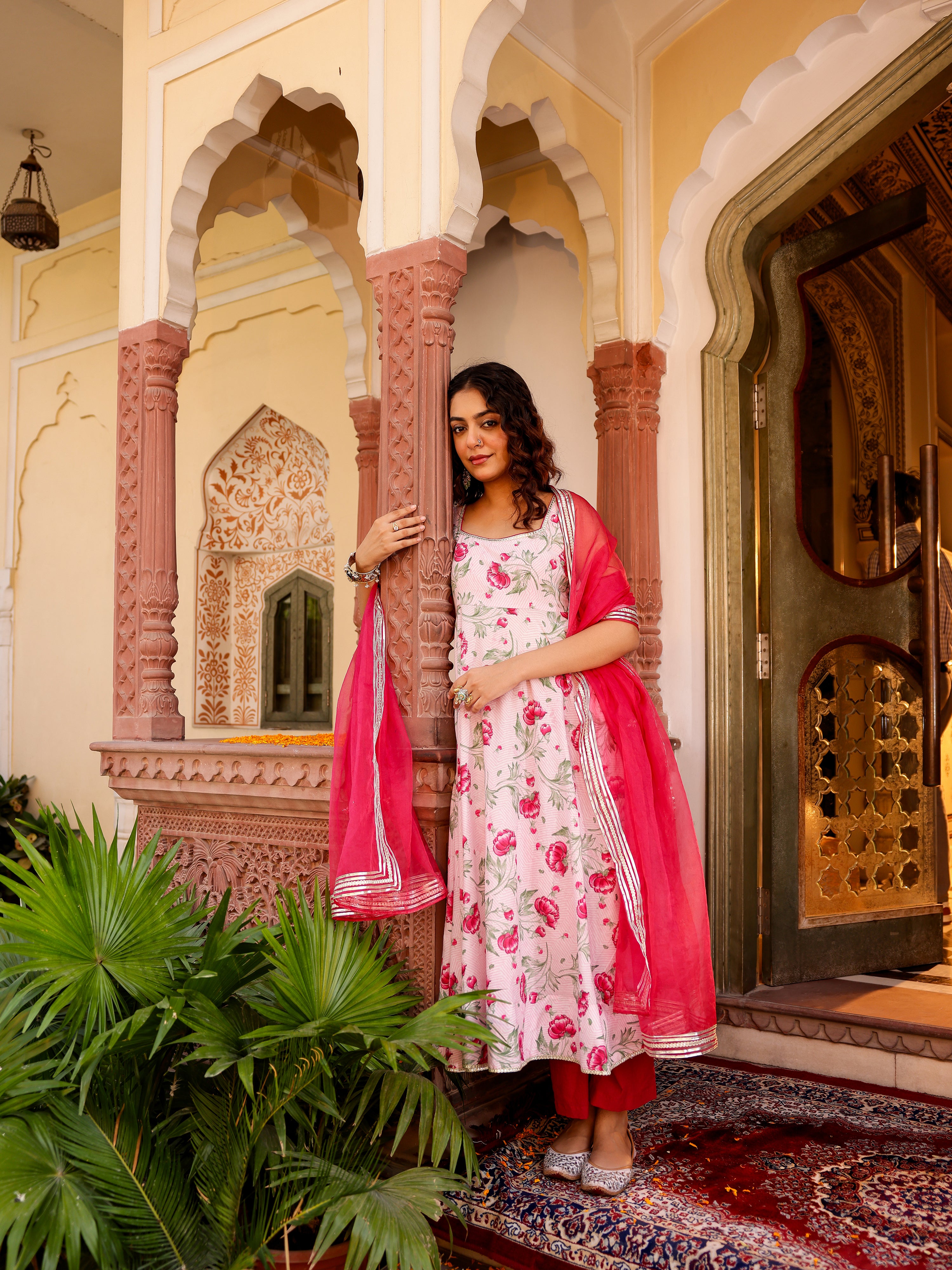 Manjari Handblock Cotton Suit Set