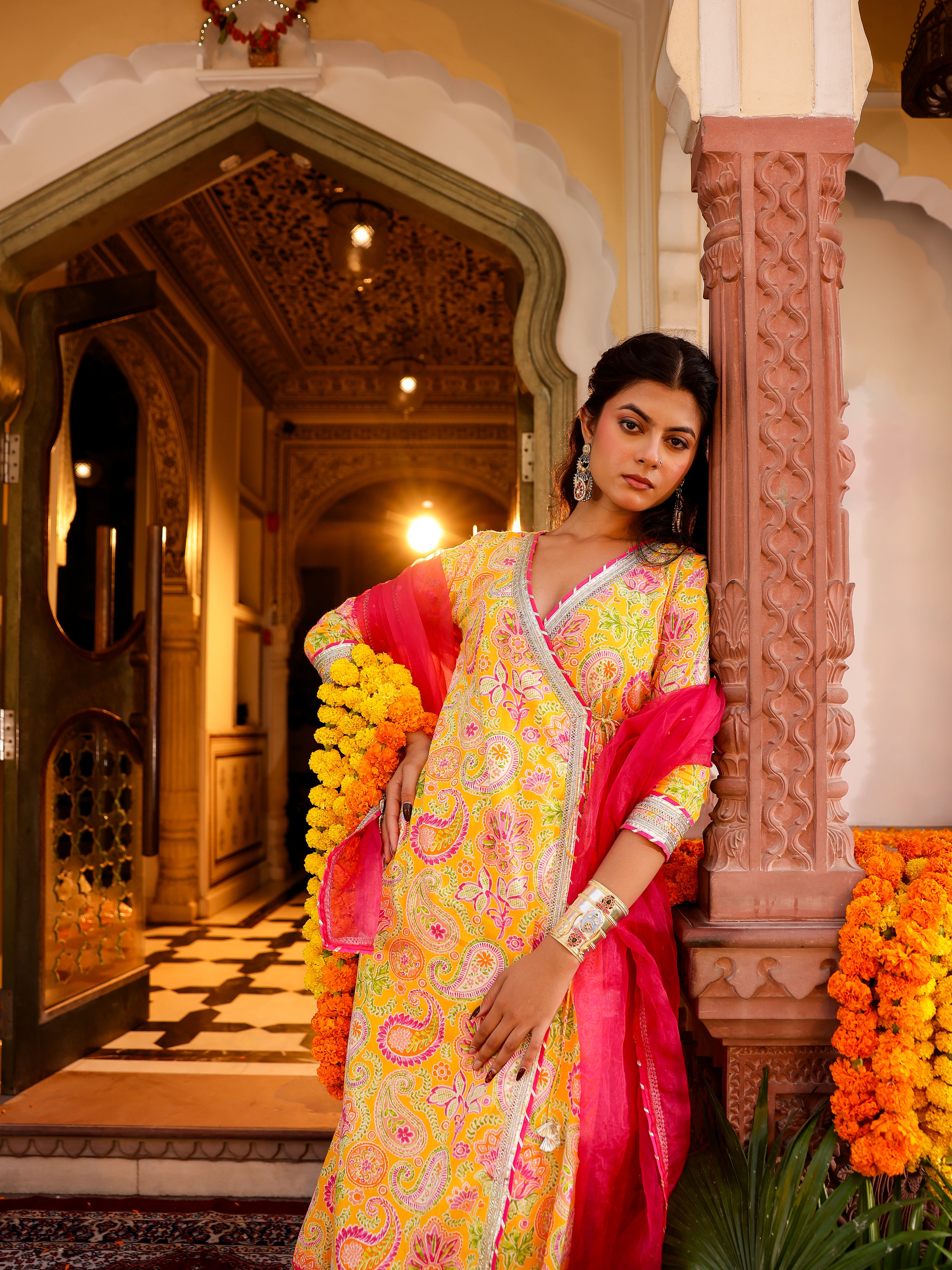 Aarna Handblock Cotton Suit Set