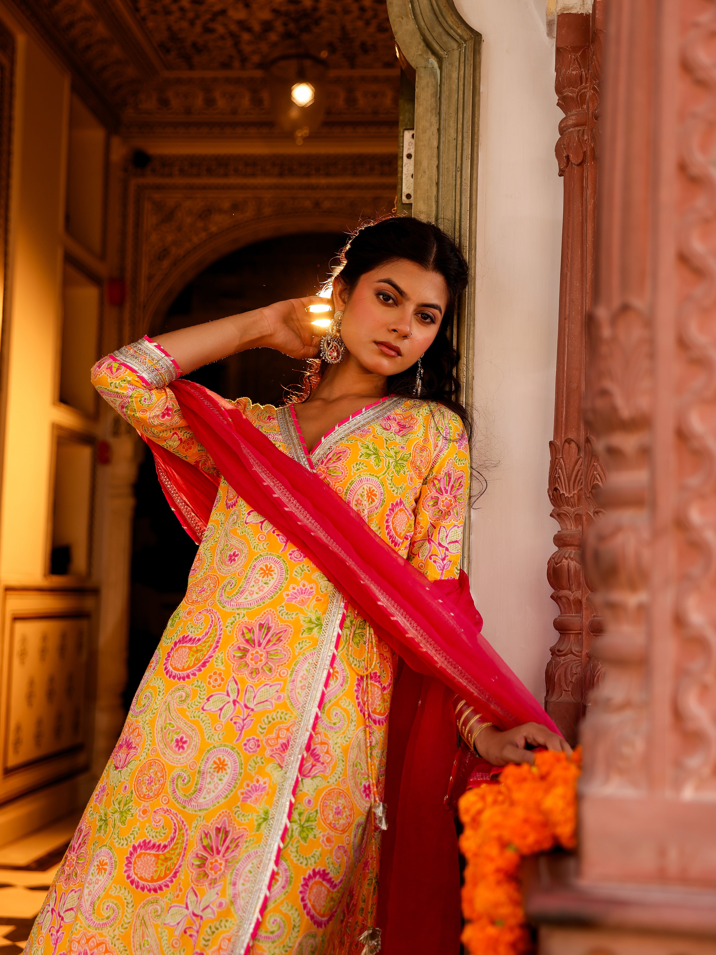 Aarna Handblock Cotton Suit Set