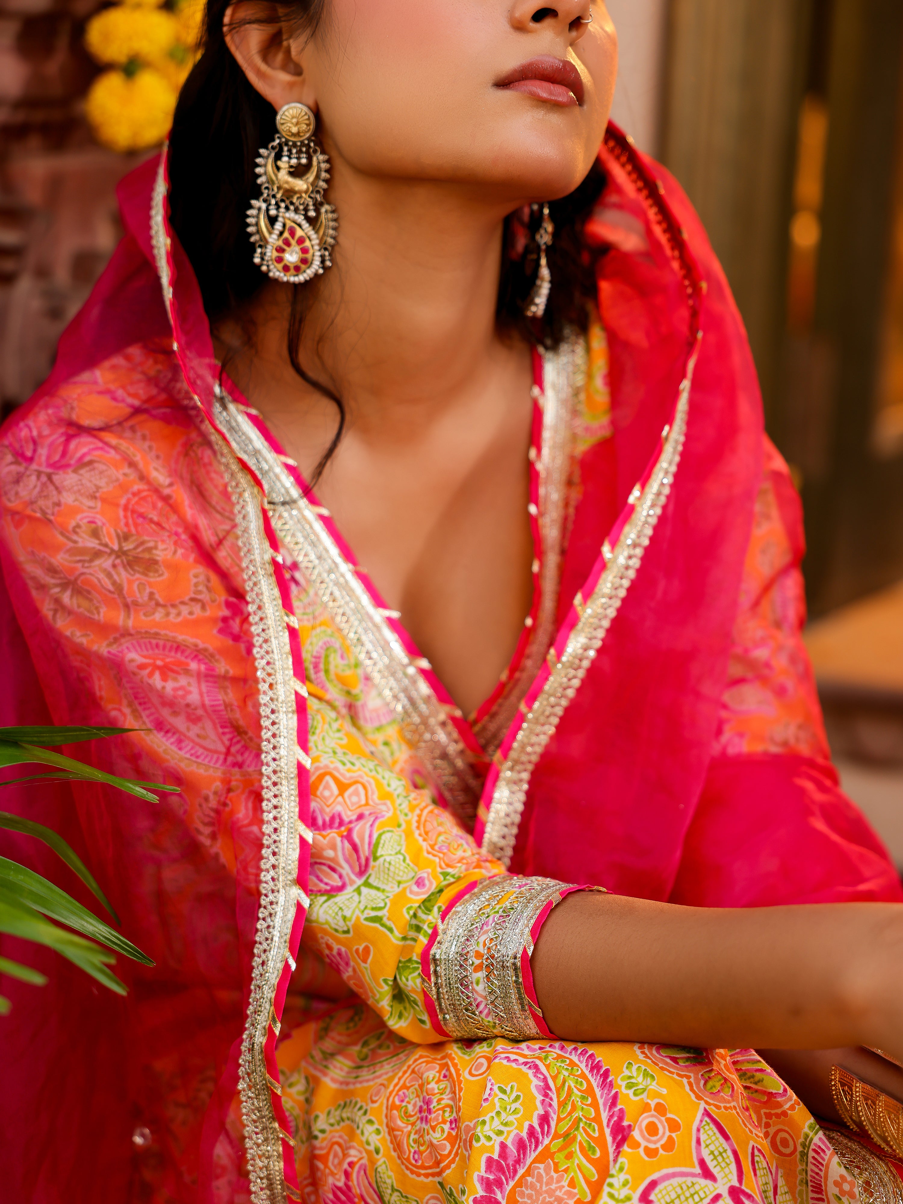 Aarna Handblock Cotton Suit Set