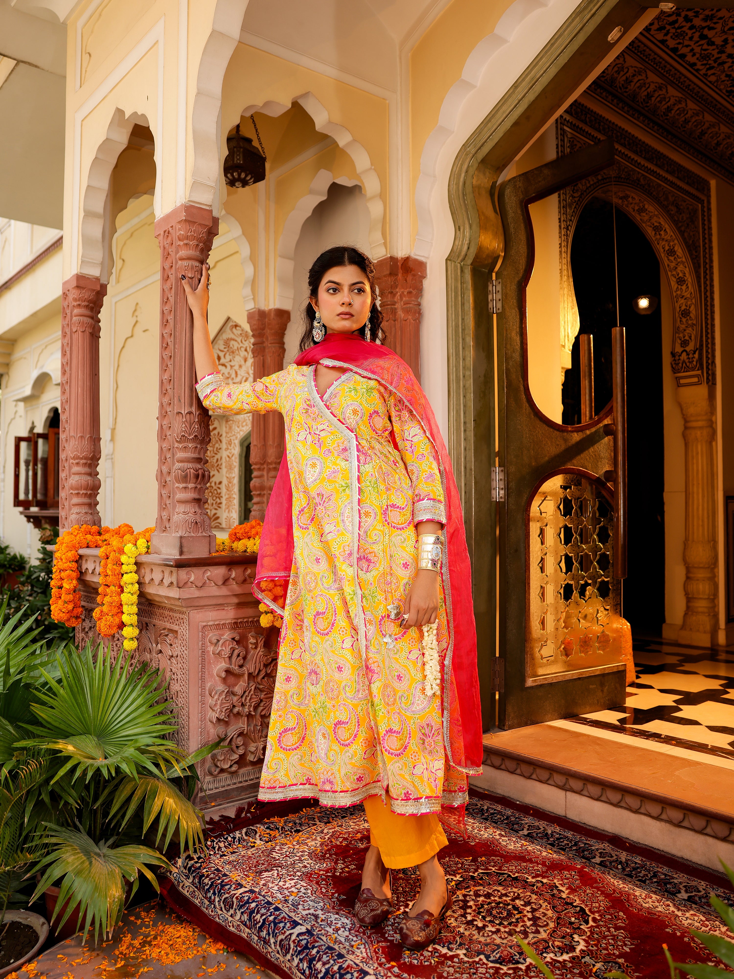 Aarna Handblock Cotton Suit Set