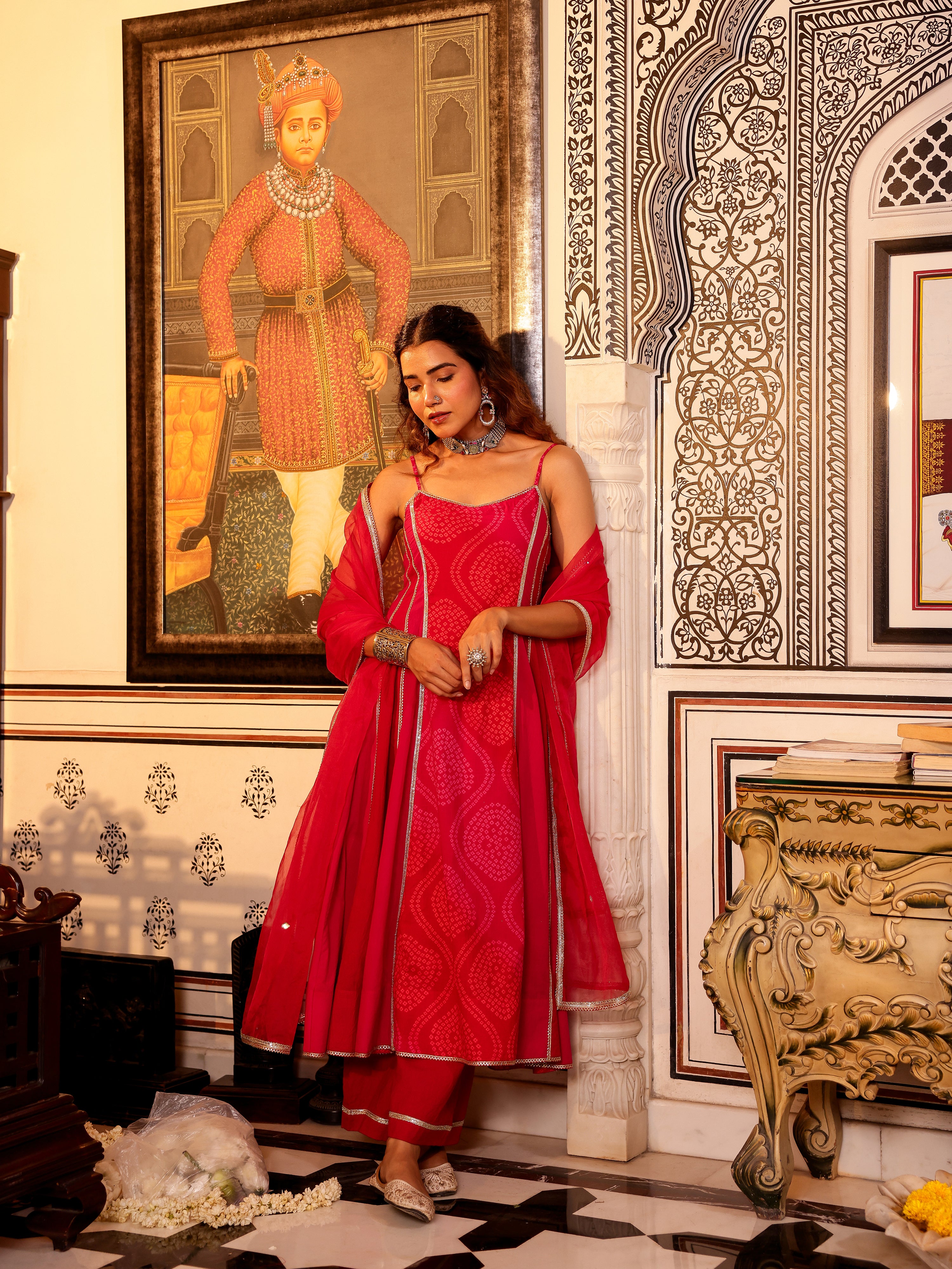 Chhavi Handblock Cotton Suit Set