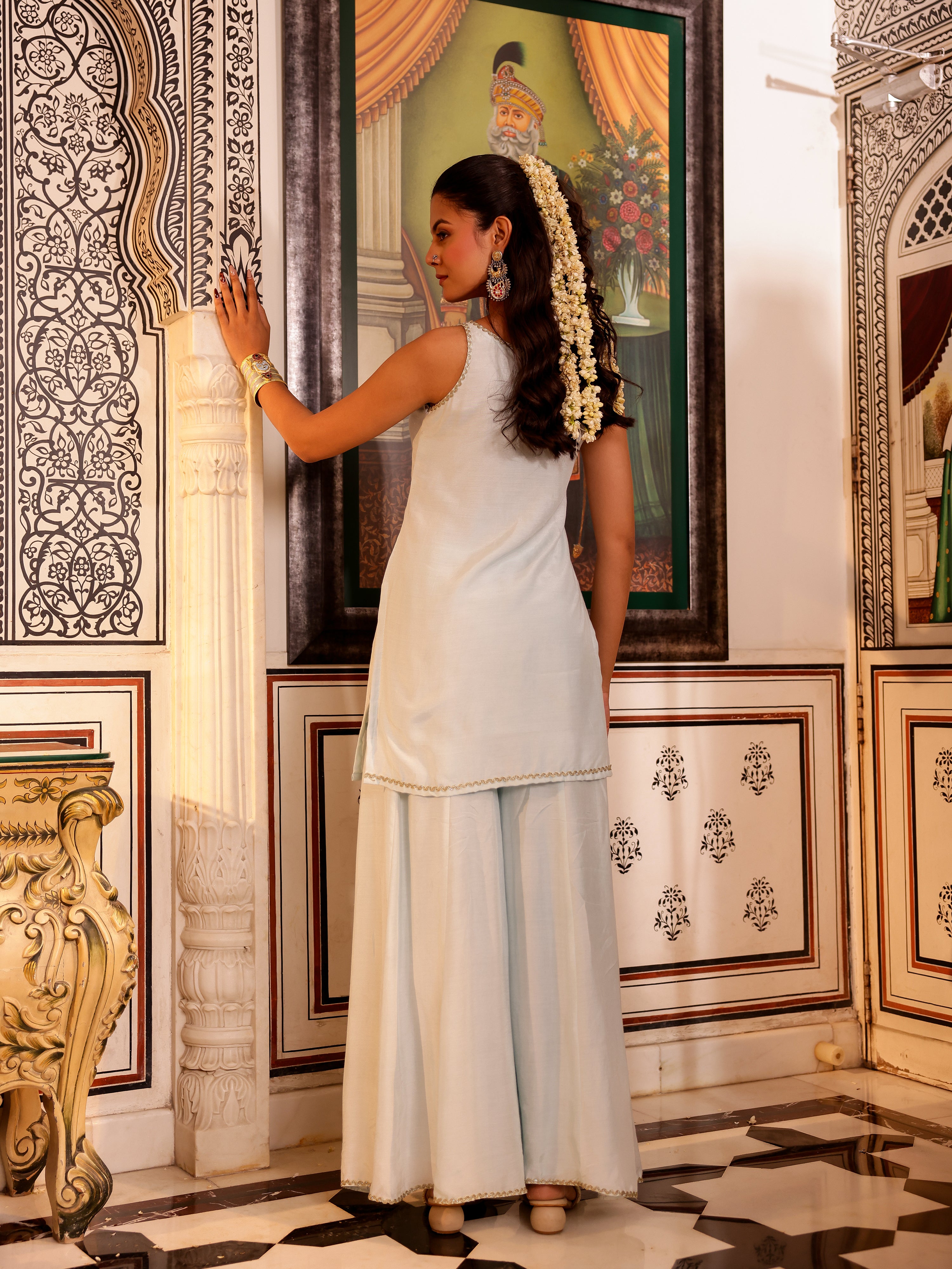 Pravya Solid Muslin Coord Set