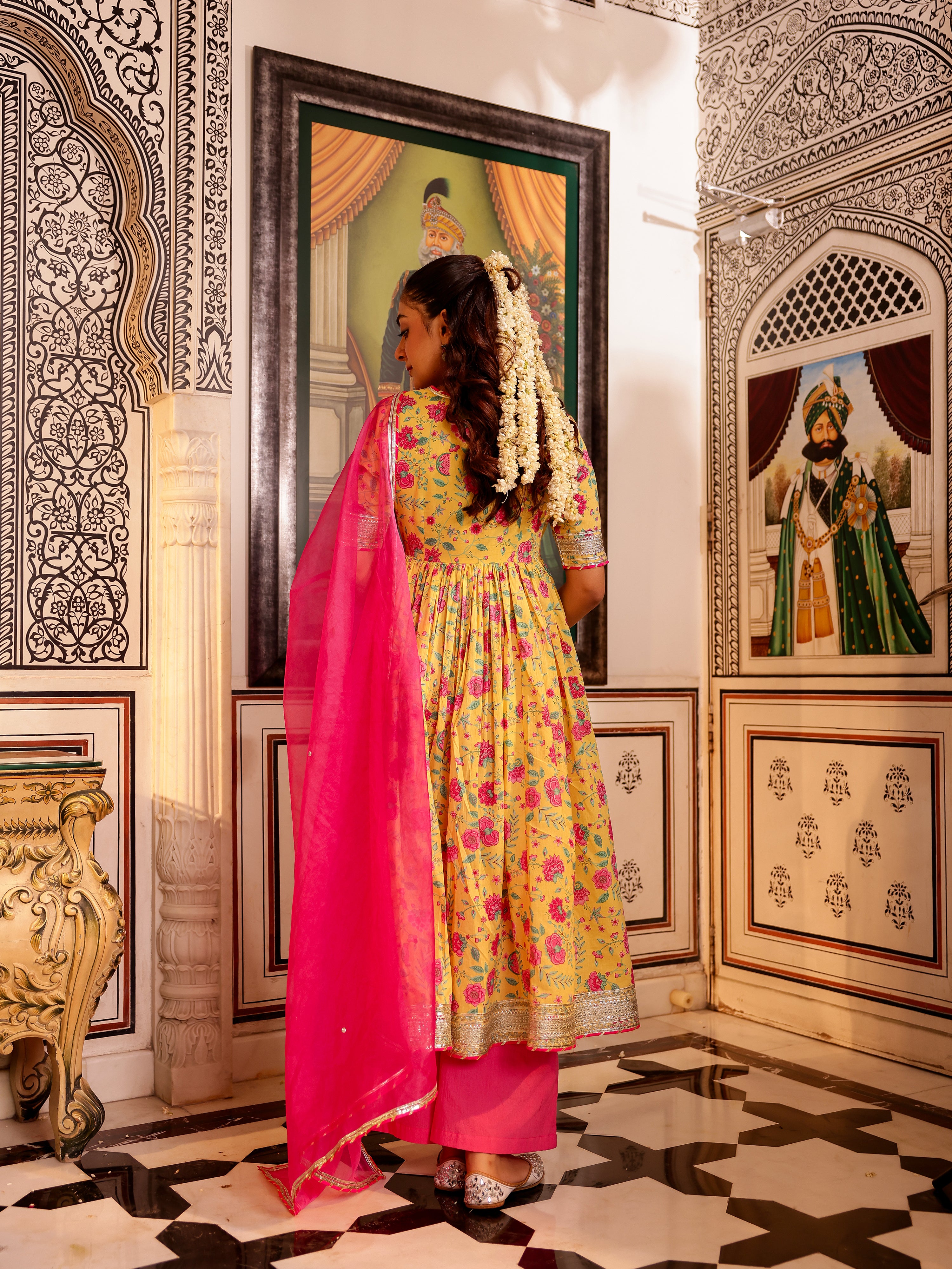 Anindita Handblock Cotton Suit Set