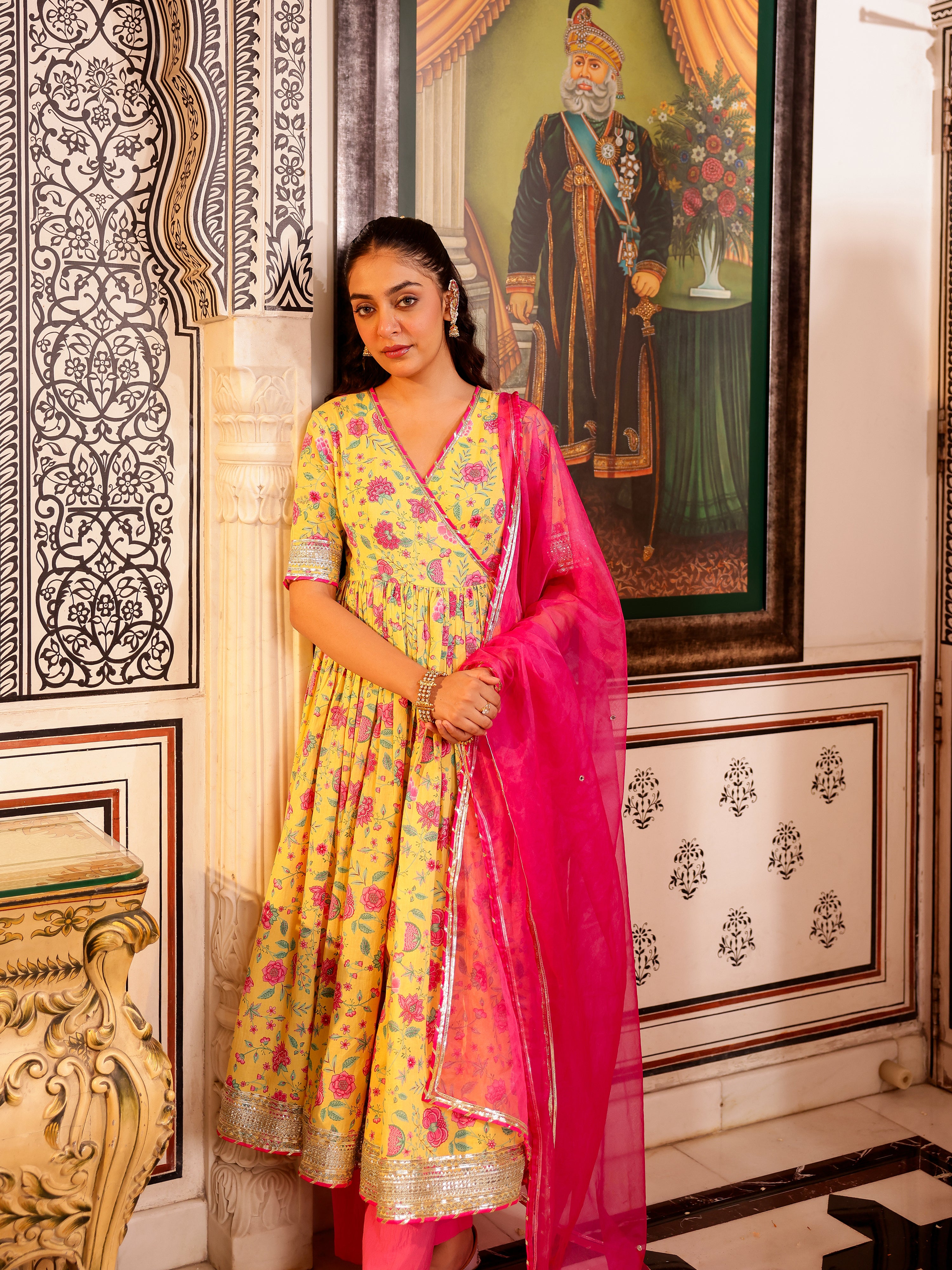Anindita Handblock Cotton Suit Set