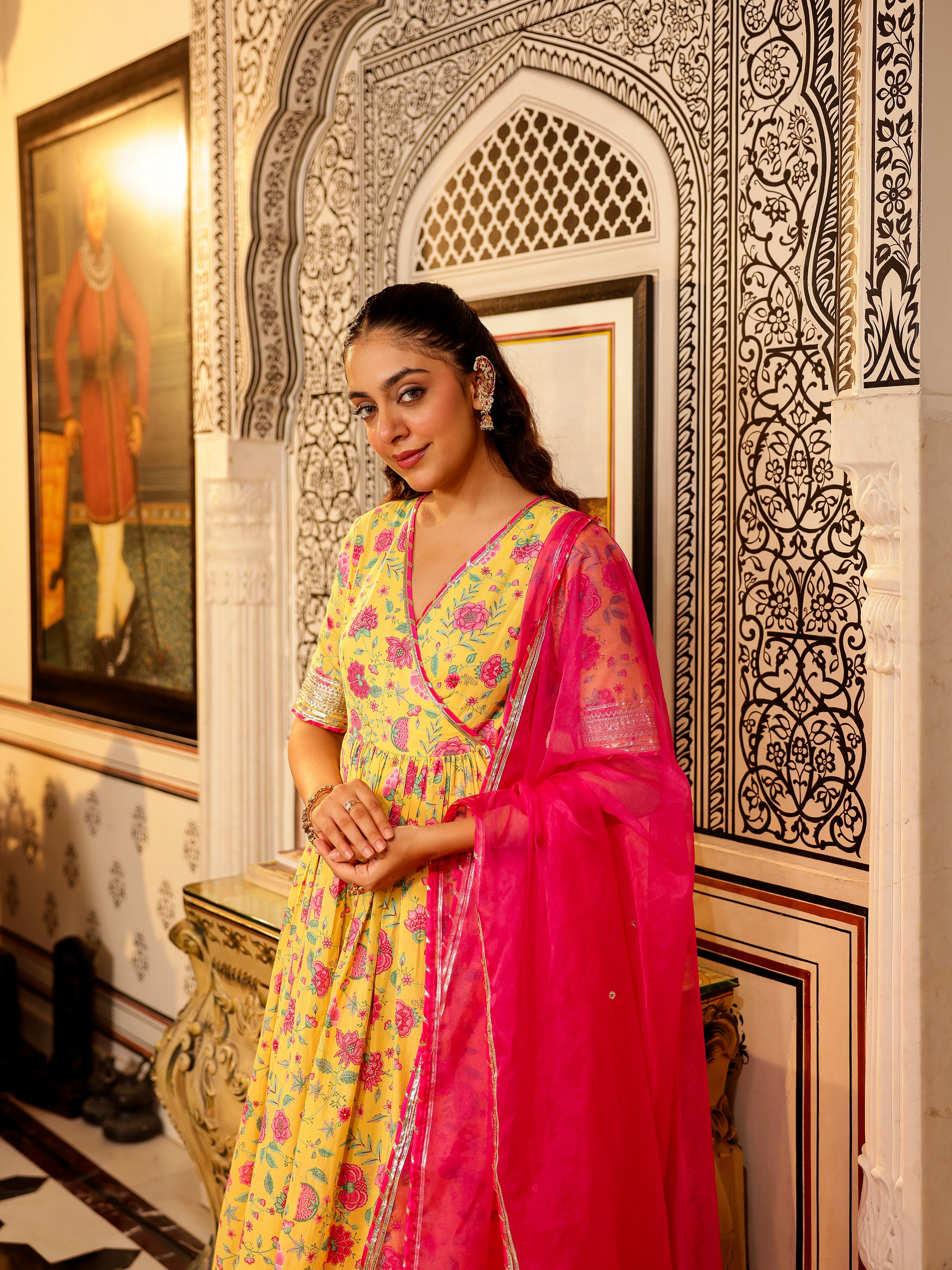 Anindita Handblock Cotton Suit Set