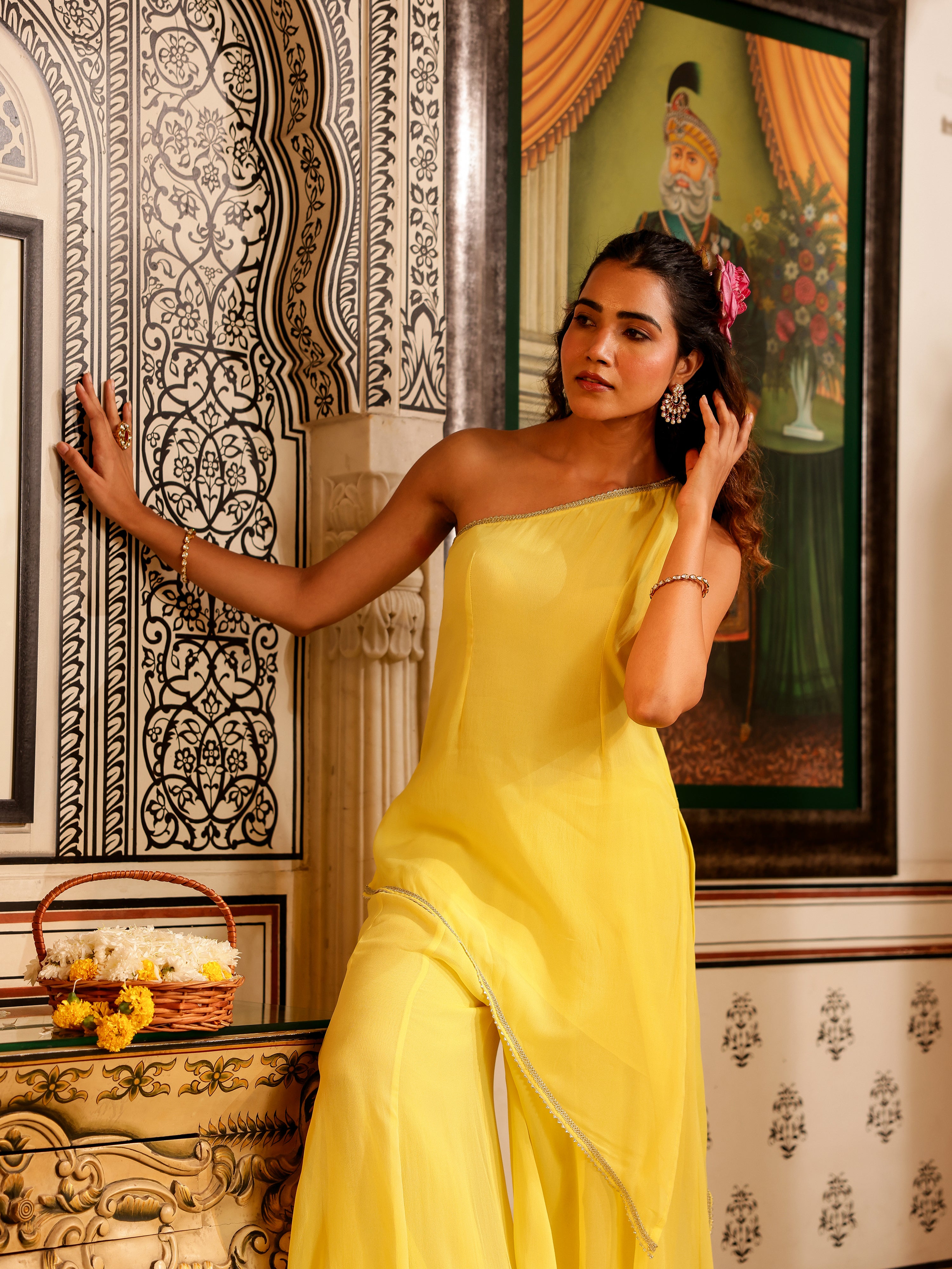 Kavyan Solid Georgette Coord Set