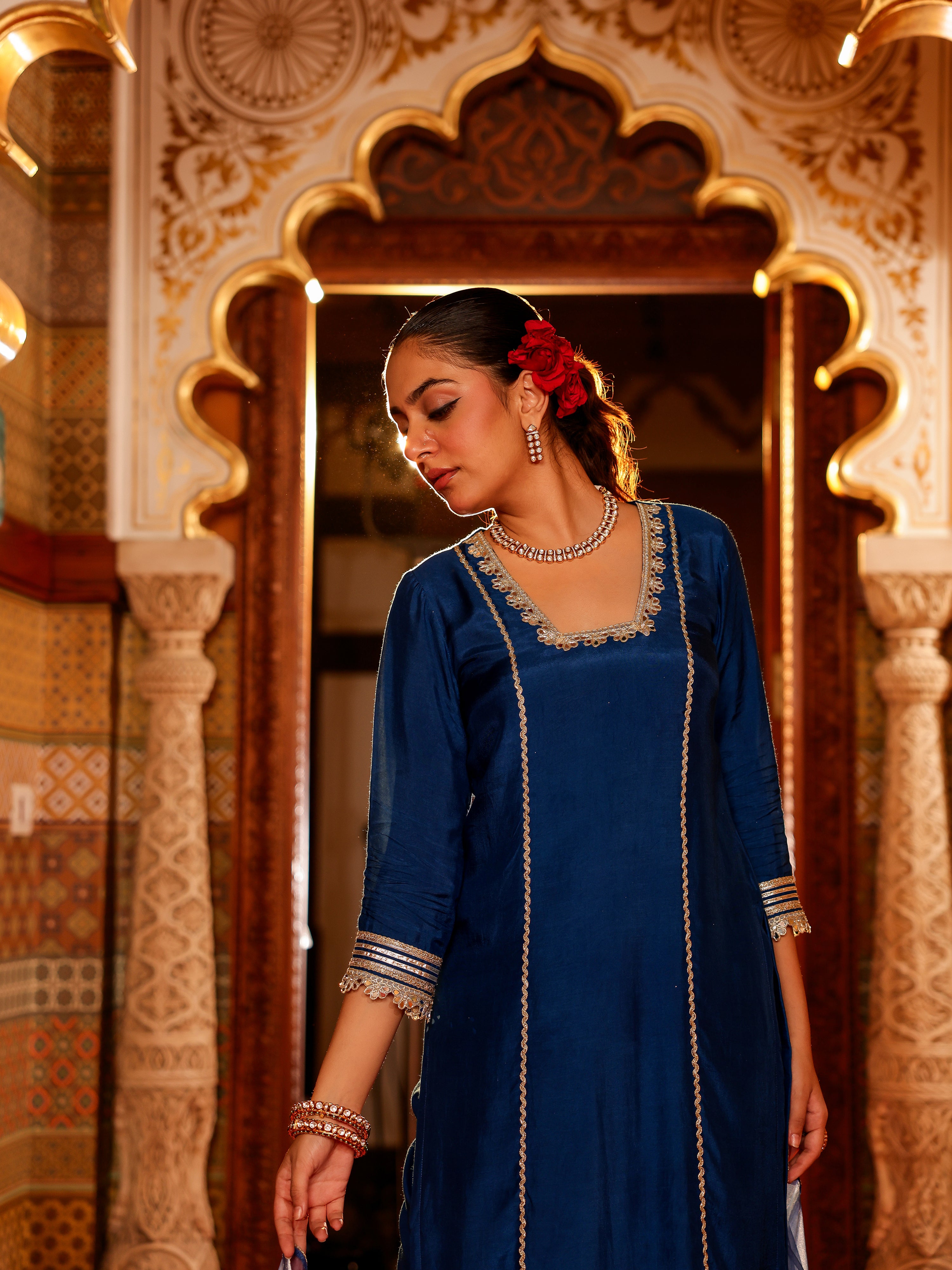 Ira Solid Muslin Suit Set