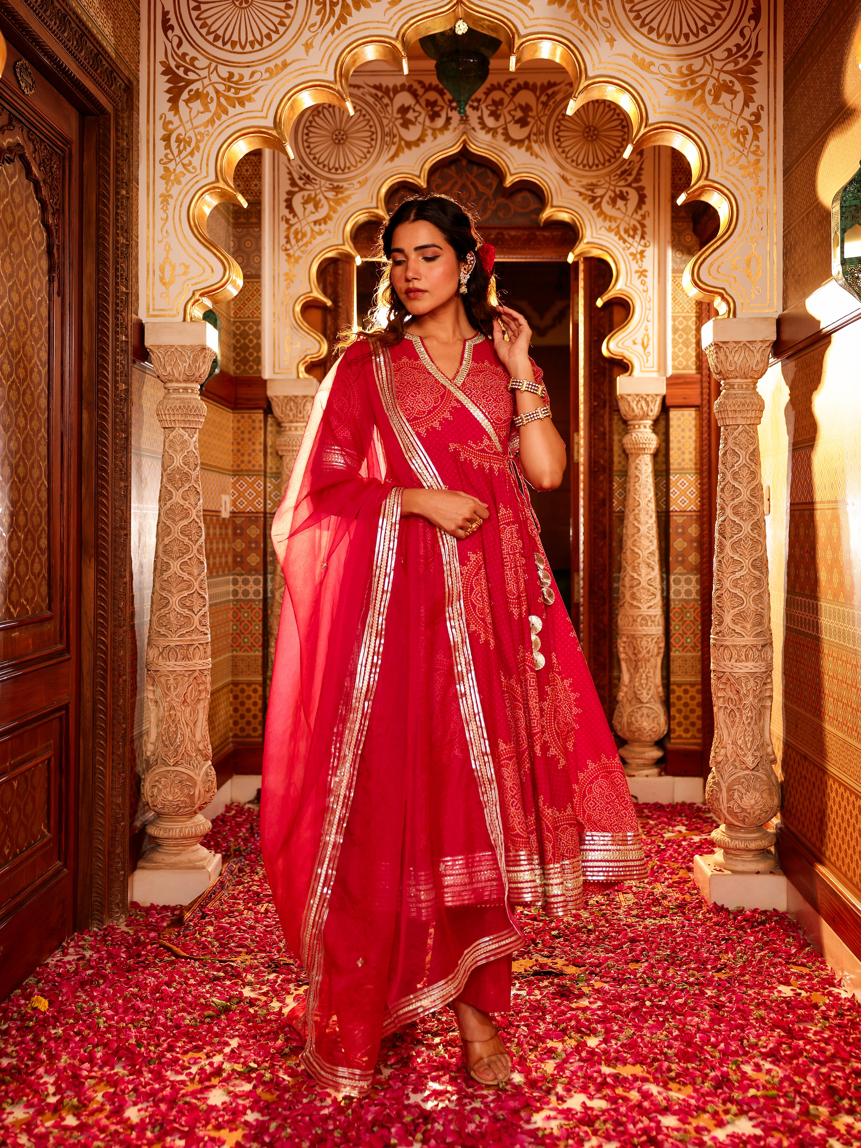 Aarza Handblock Cotton Suit Set