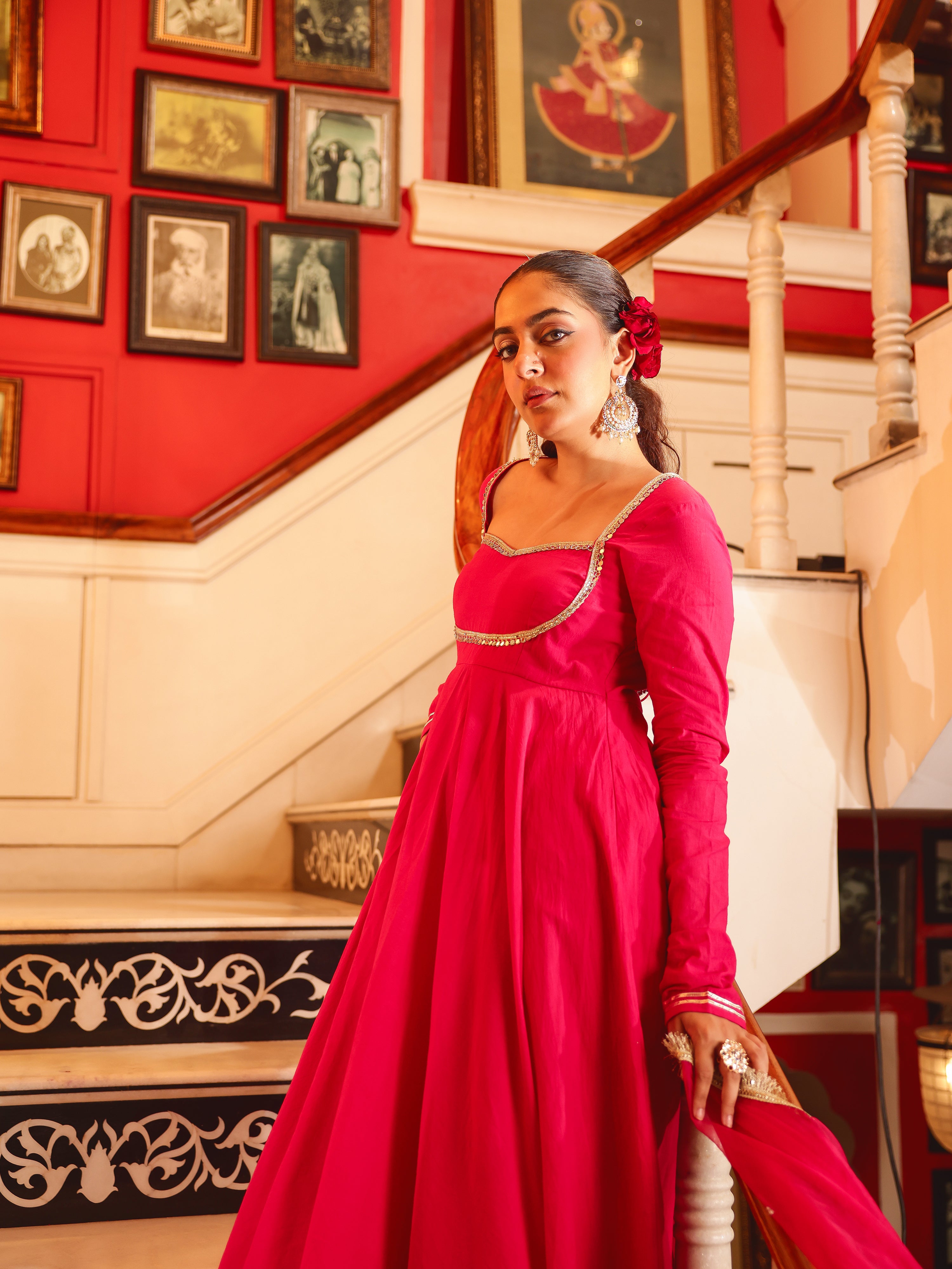 Charvi Solid Cotton Suit Set