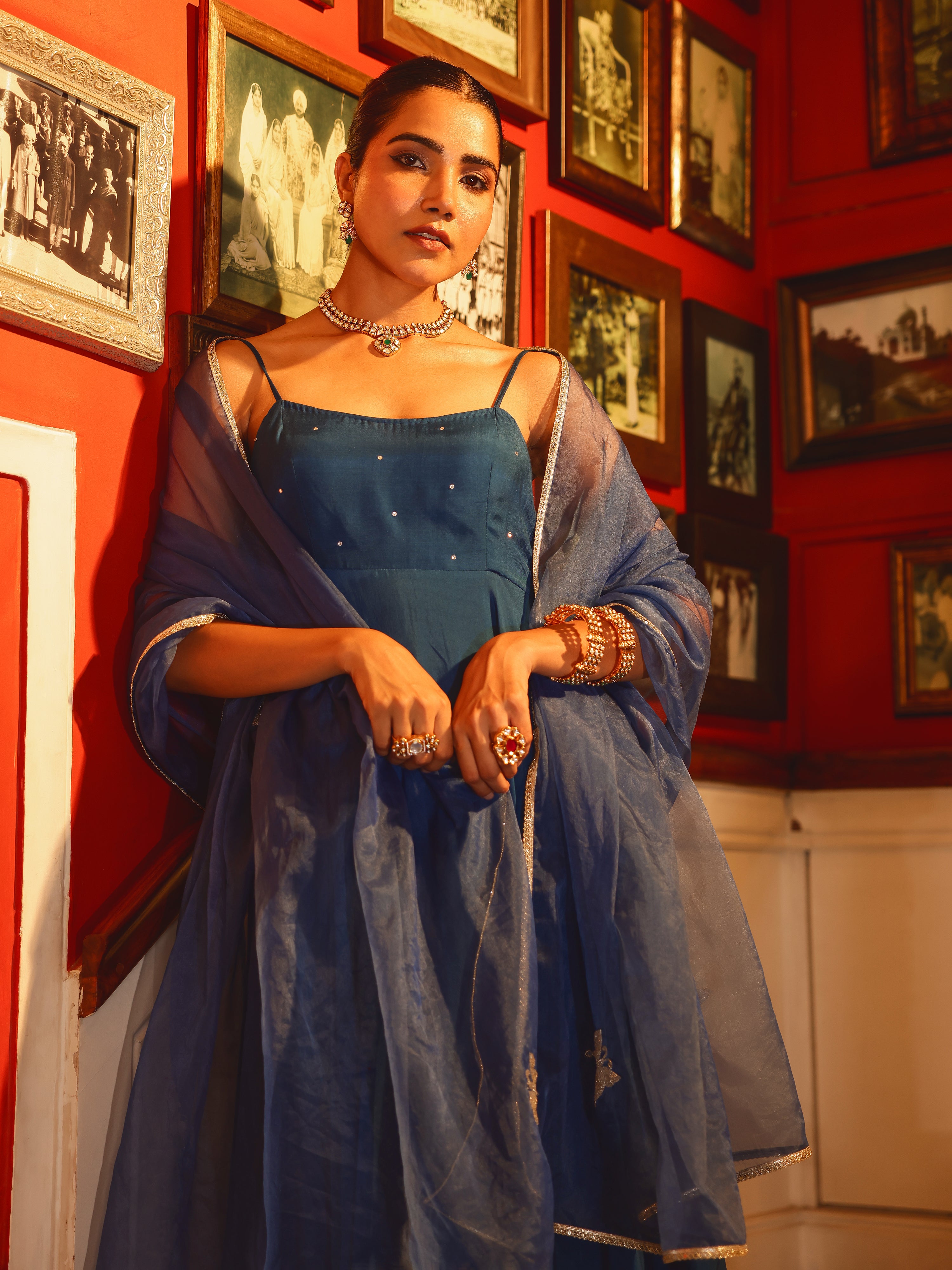 Kshirja Solid Muslin Suit Set