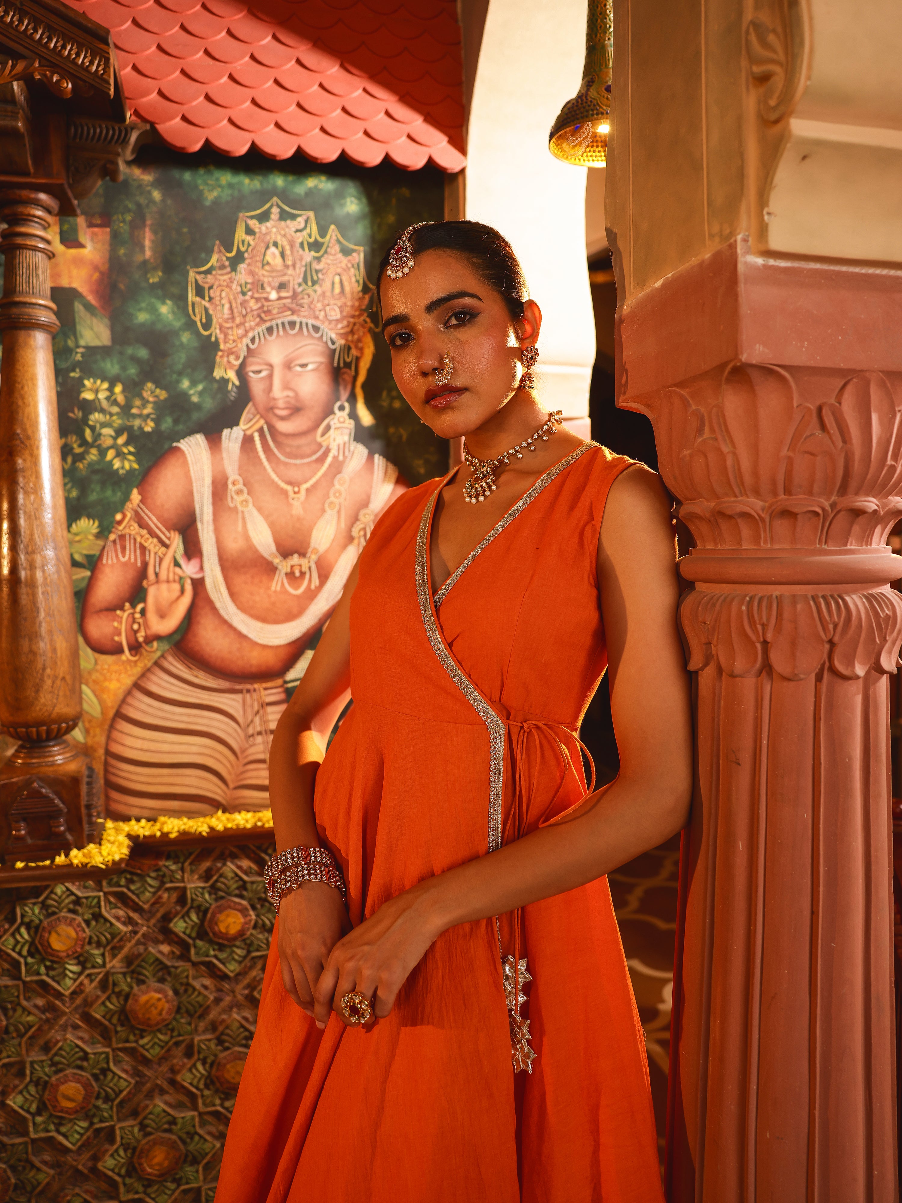 Kanak Solid Cotton Kurta Set