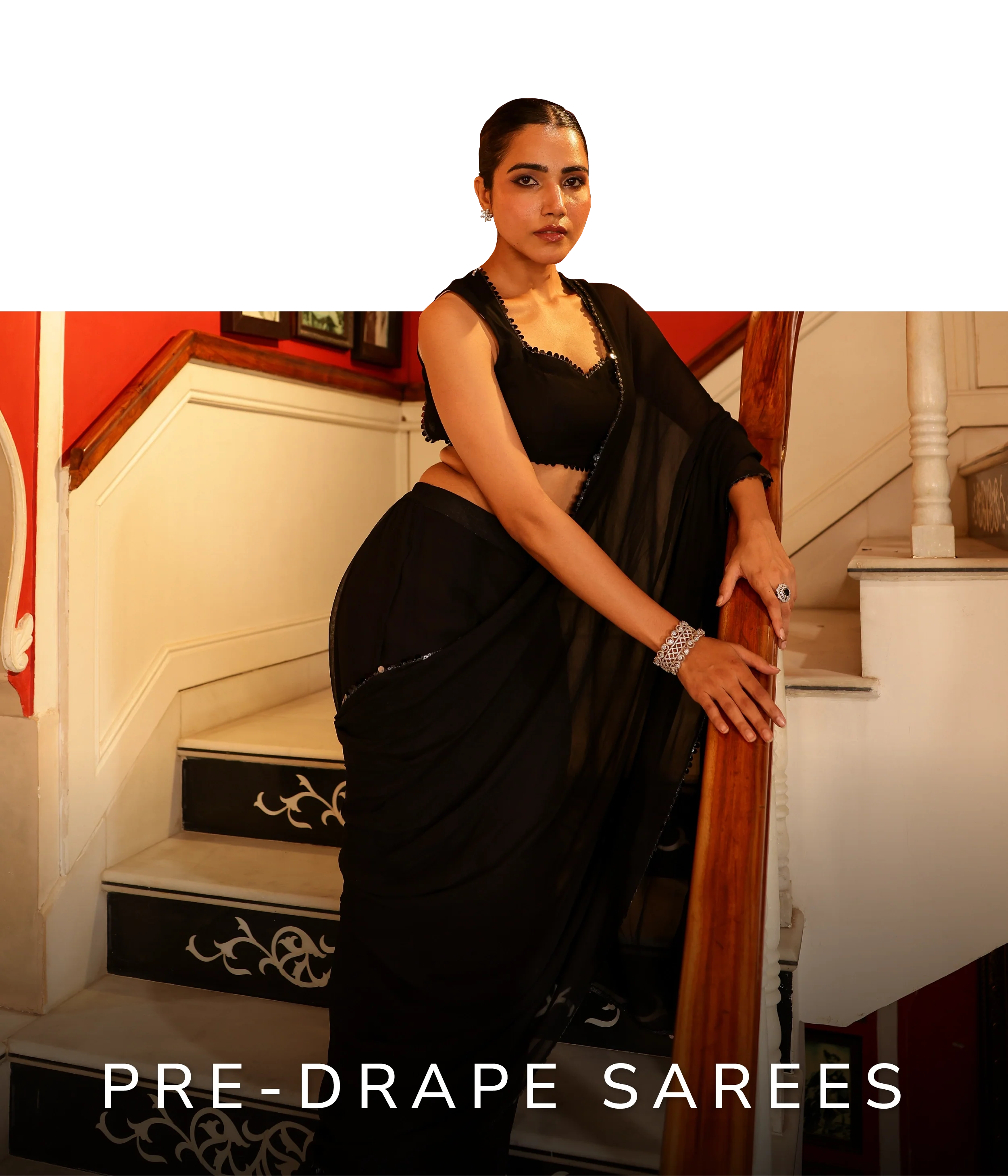 Pre-drape Sarees