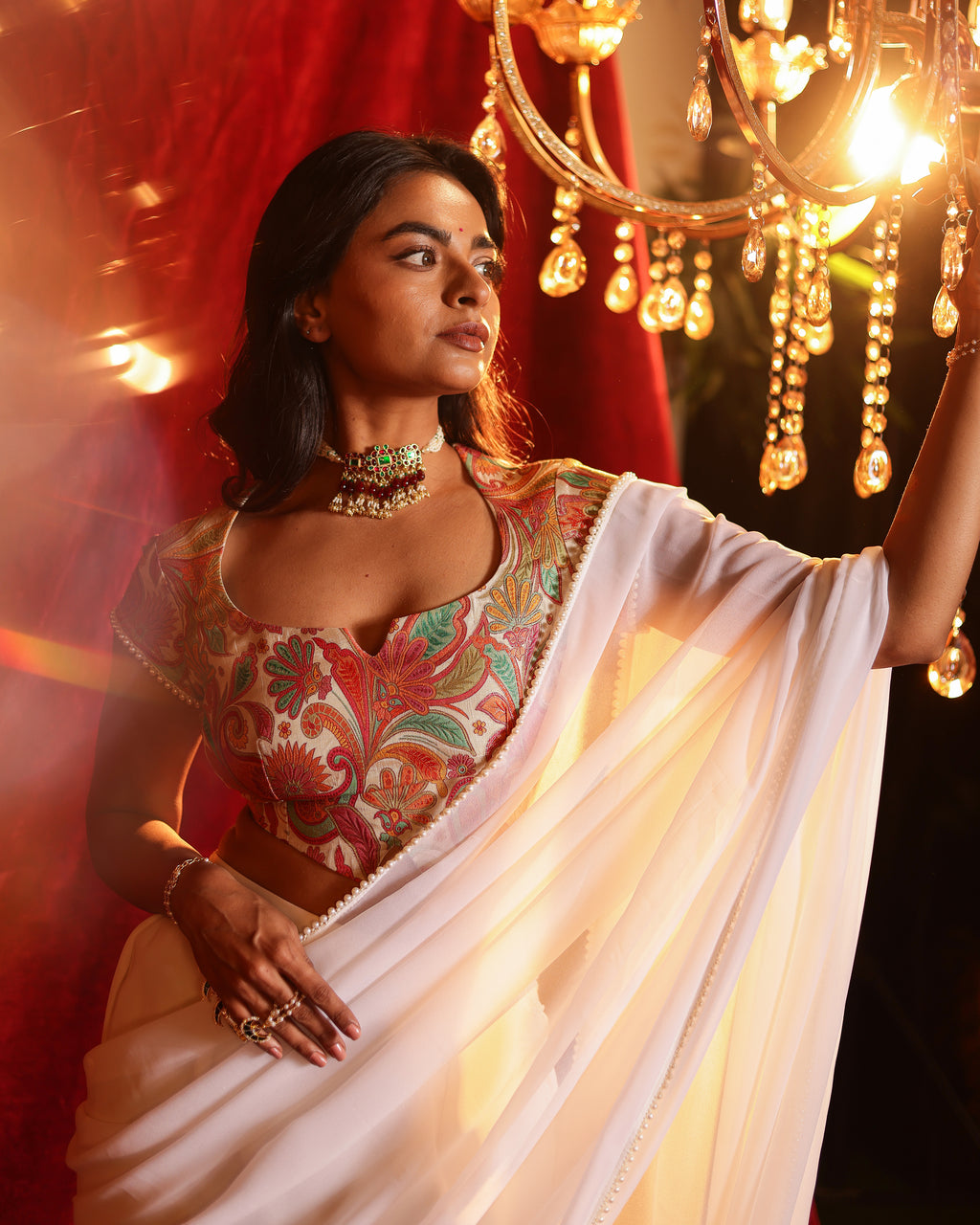 Meera Hand Woven Pre Drape Saree