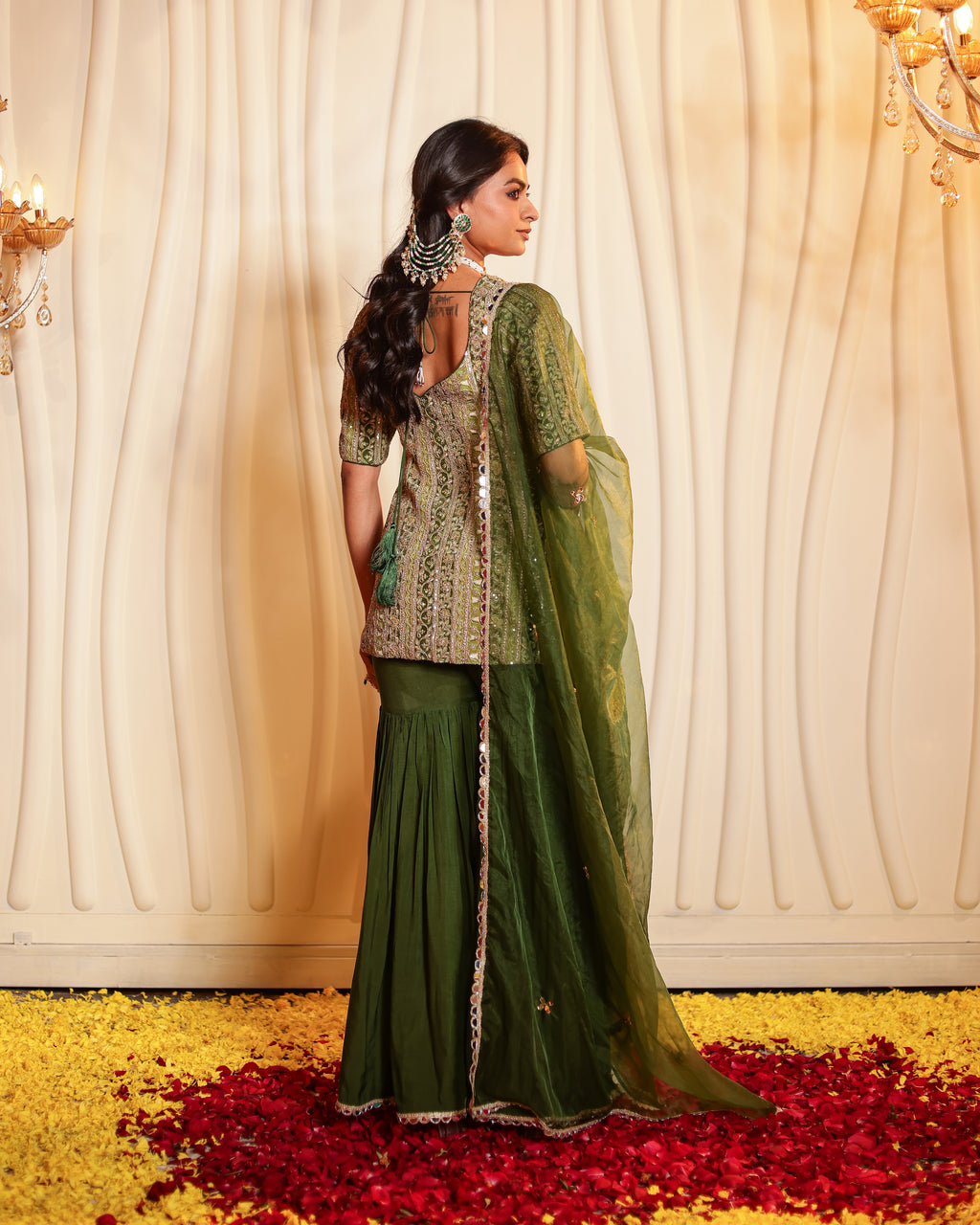 Tara Handwork Gharara Set