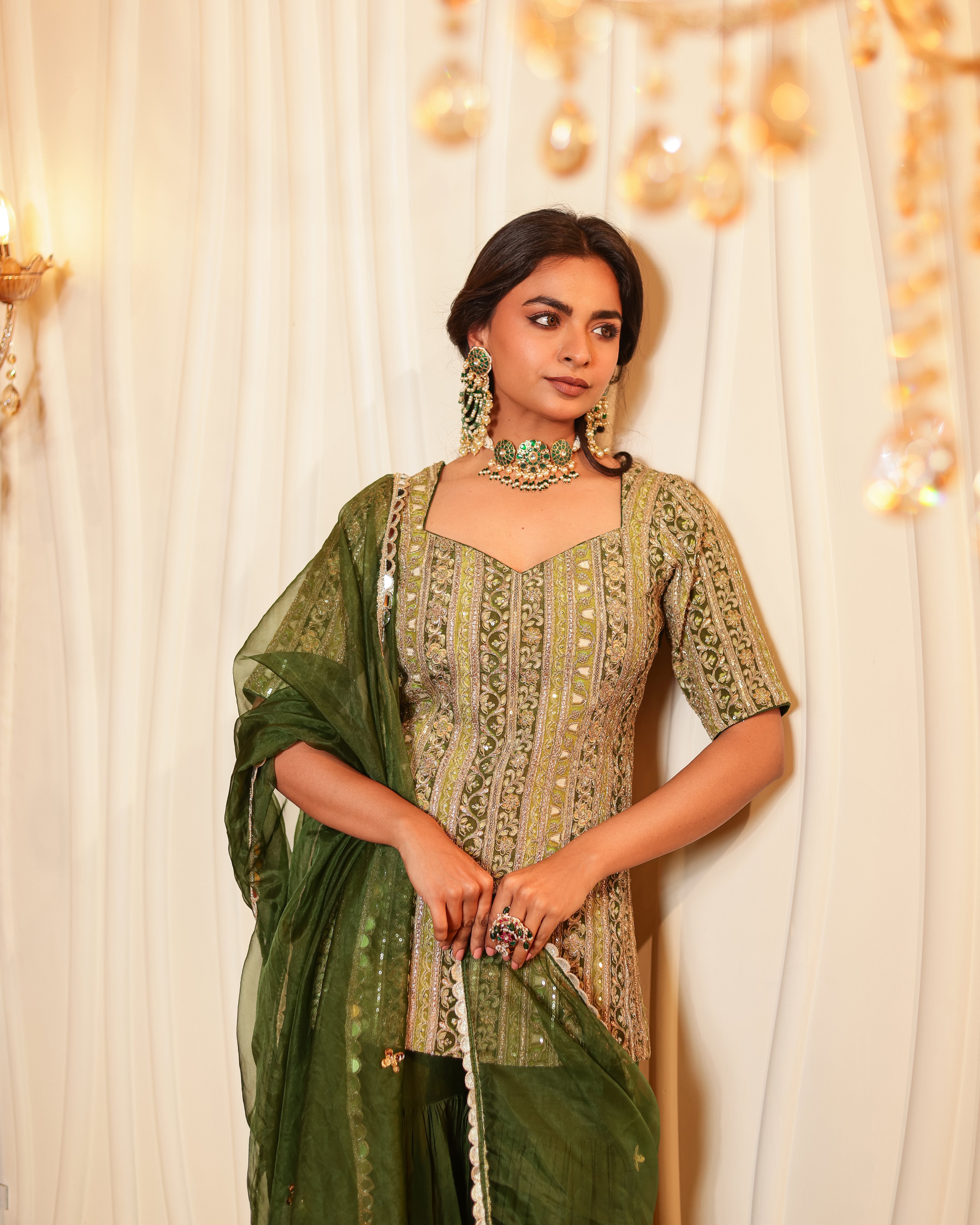 Tara Handwork Gharara Set