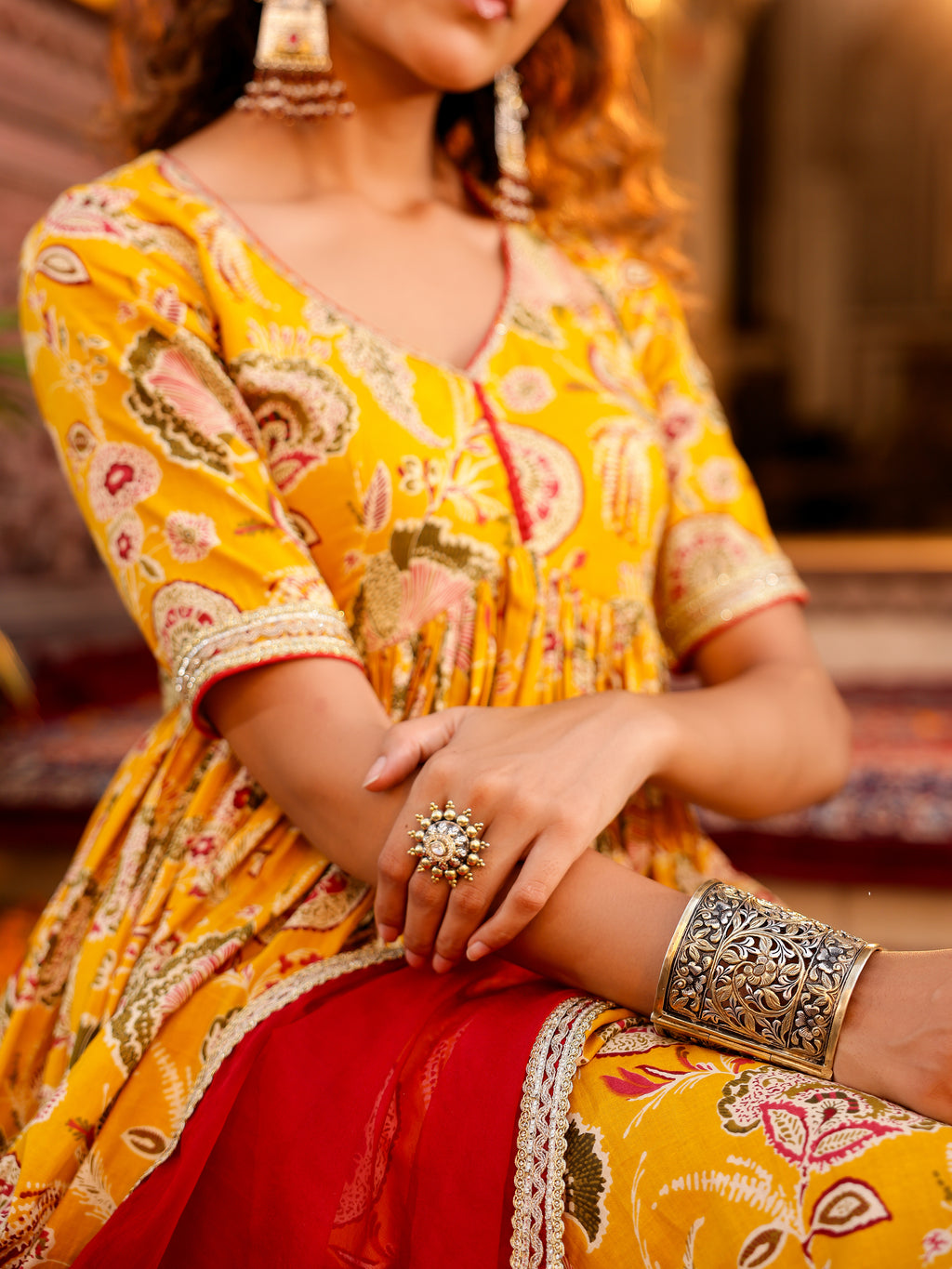 Prakriti Handblock Cotton Suit Set
