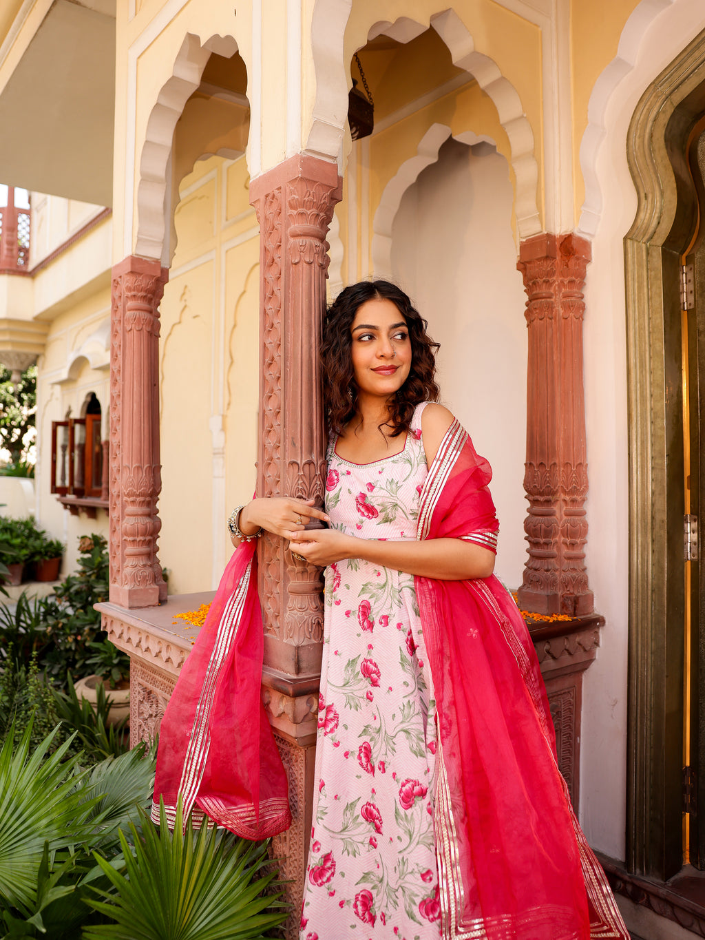 Manjari Handblock Cotton Suit Set