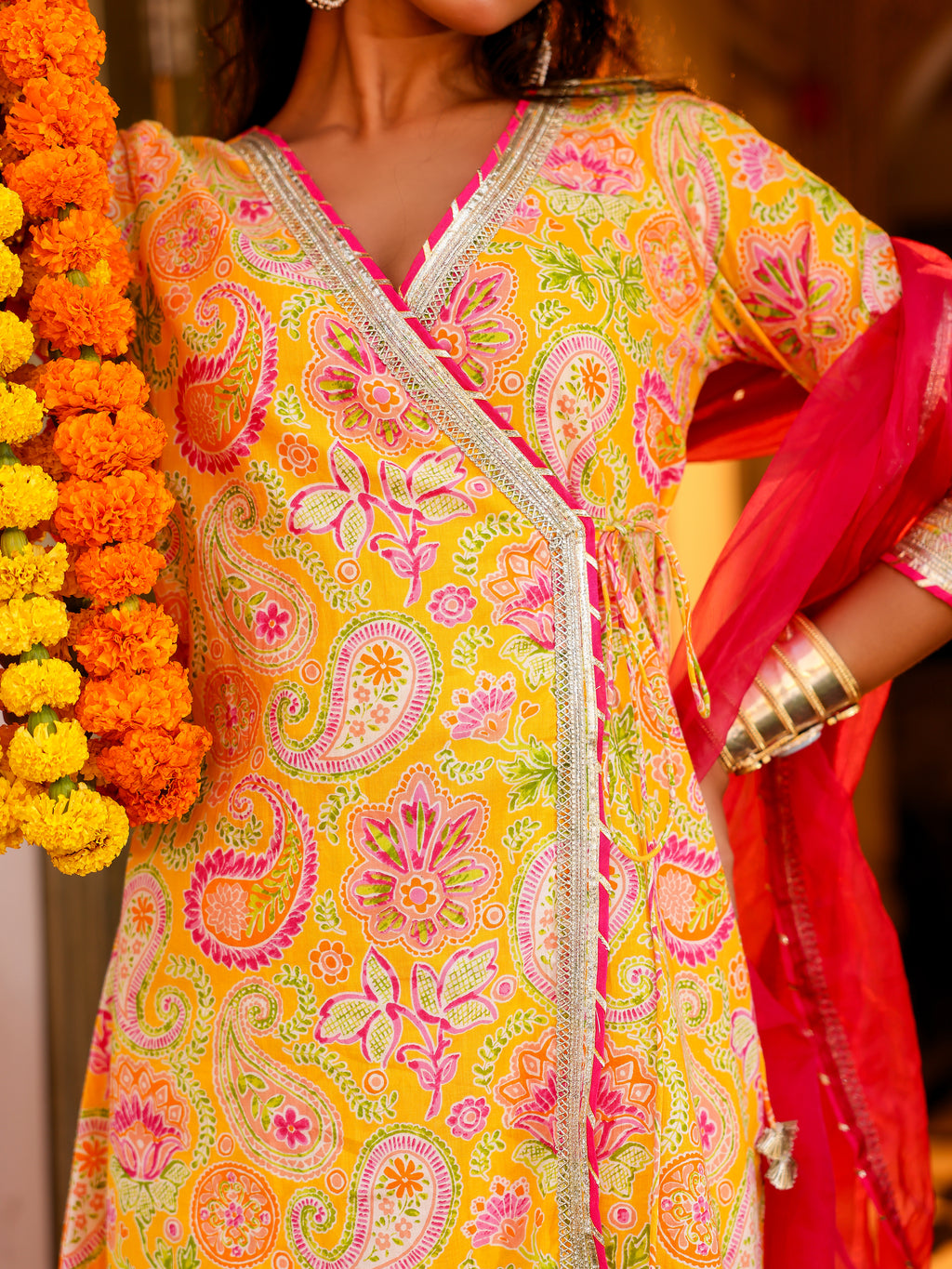 Aarna Handblock Cotton Suit Set