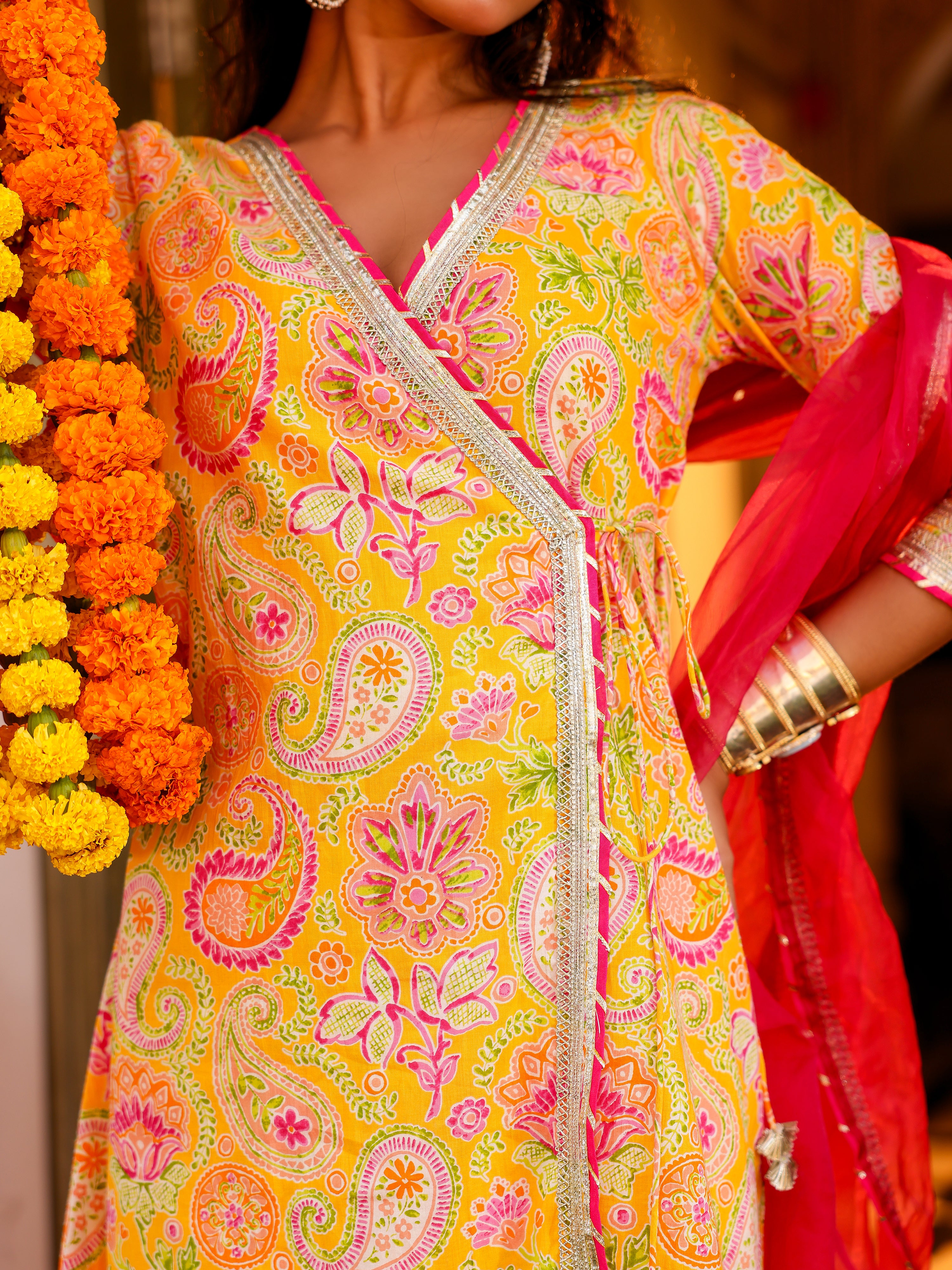 Aarna Handblock Cotton Suit Set