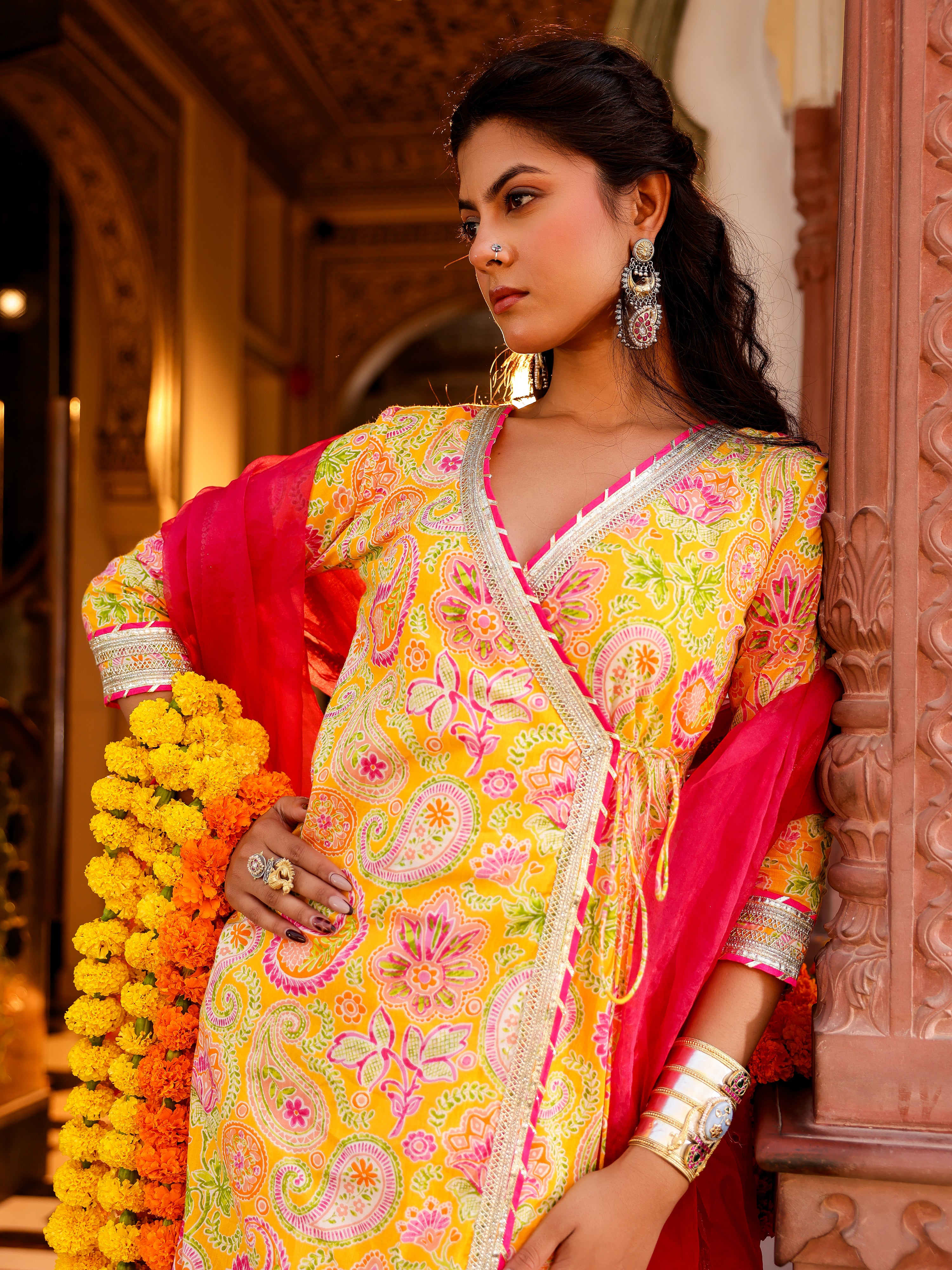 Aarna Handblock Cotton Suit Set