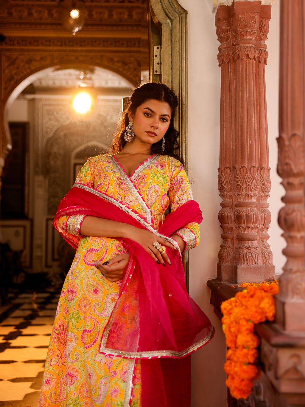 Aarna Handblock Cotton Suit Set