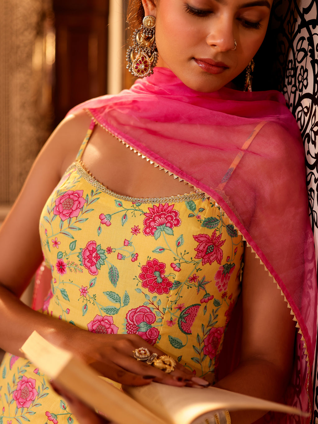 Vyoma Handblock Cotton Suit Set