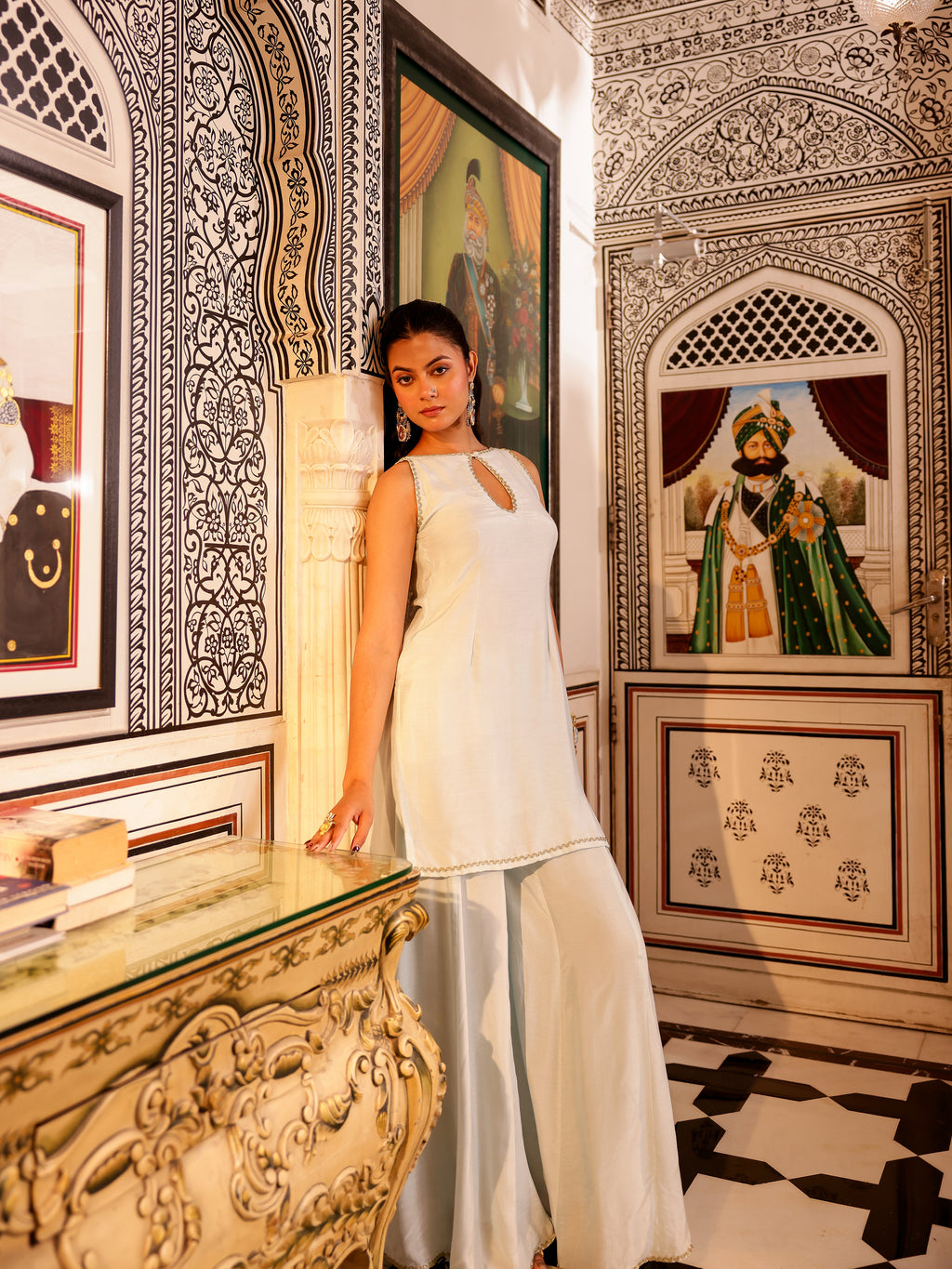 Pravya Solid Muslin Coord Set