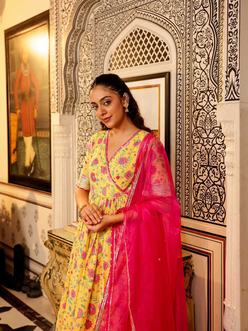 Anindita Handblock Cotton Suit Set