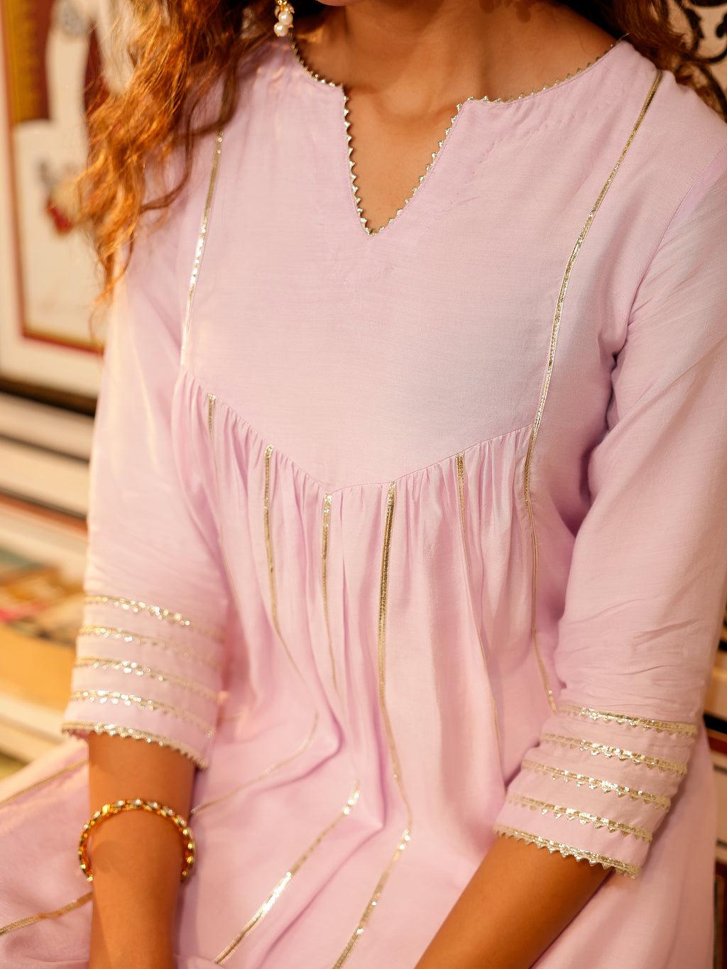 Satvika Solid Muslin Kurta Set