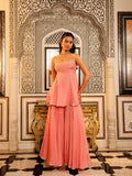 Pranavi Solid Muslin Sharara Set