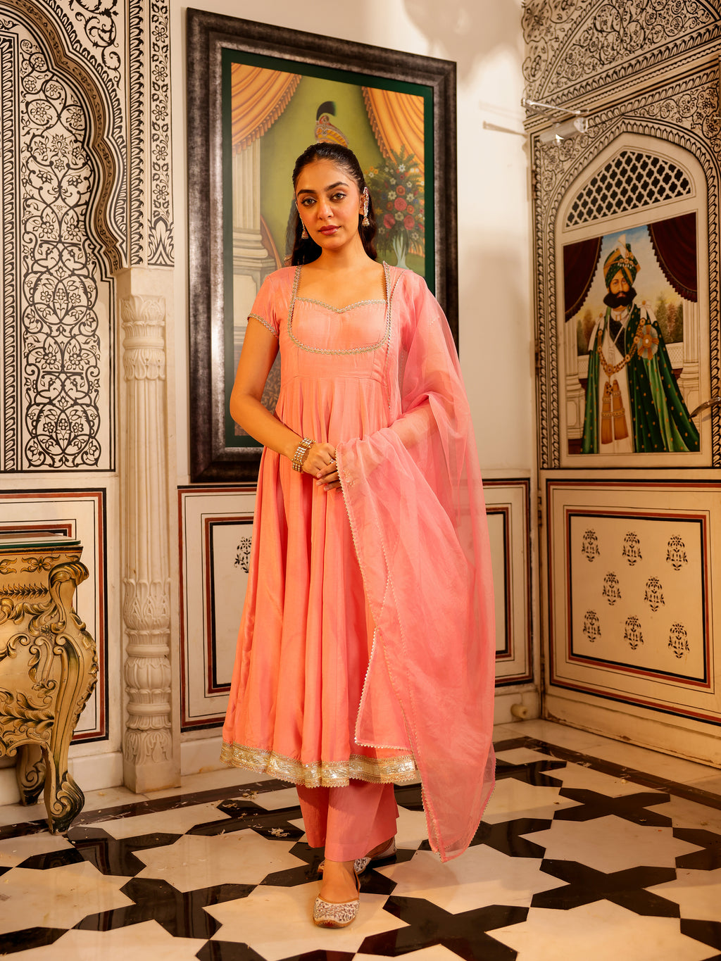 Suhriti Solid Muslin Suit Set