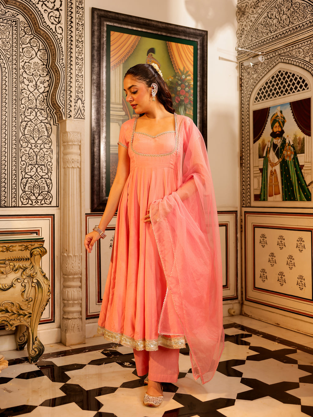 Suhriti Solid Muslin Suit Set