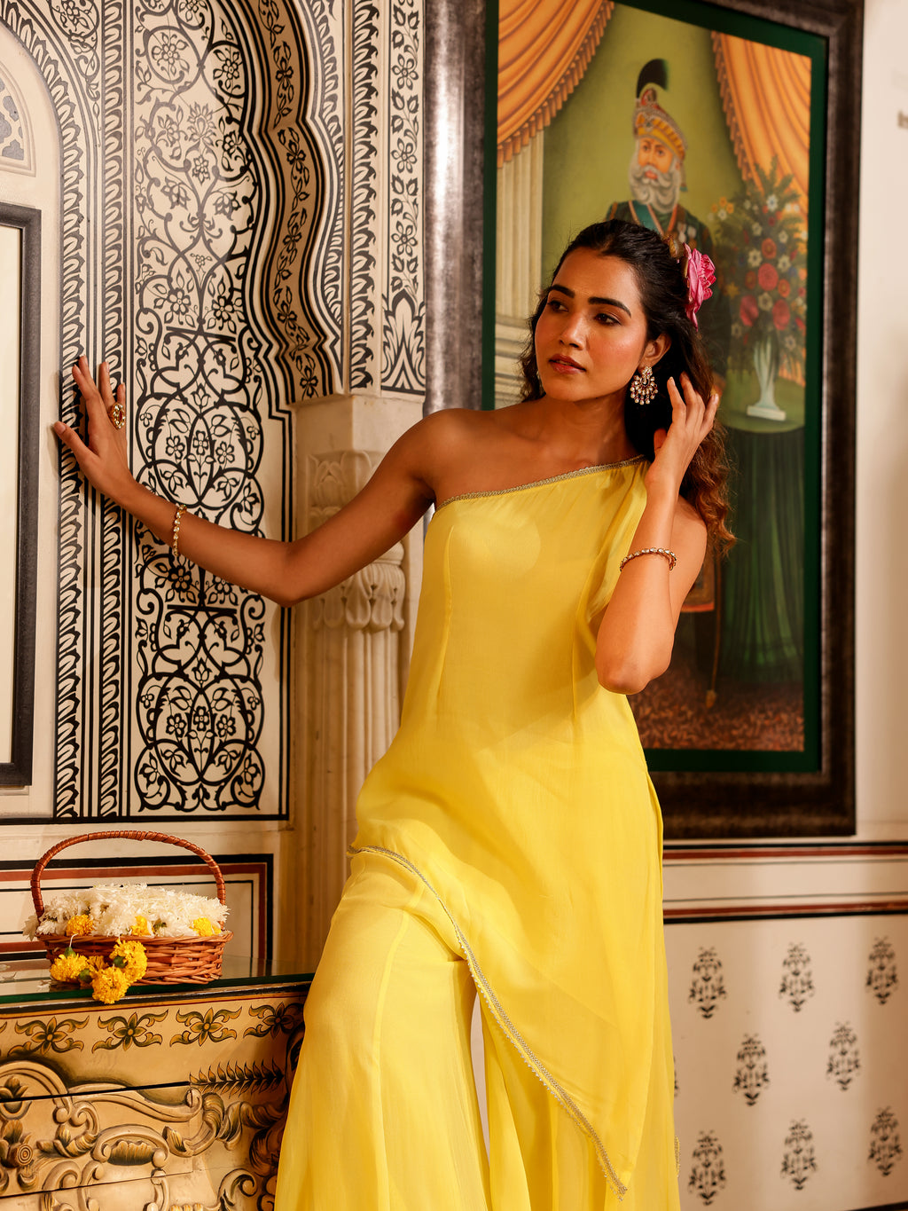 Kavyan Solid Georgette Coord Set