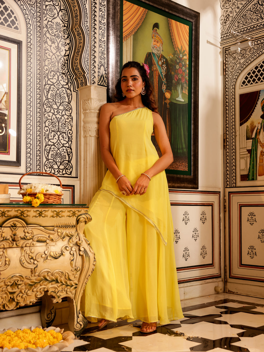 Kavyan Solid Georgette Coord Set