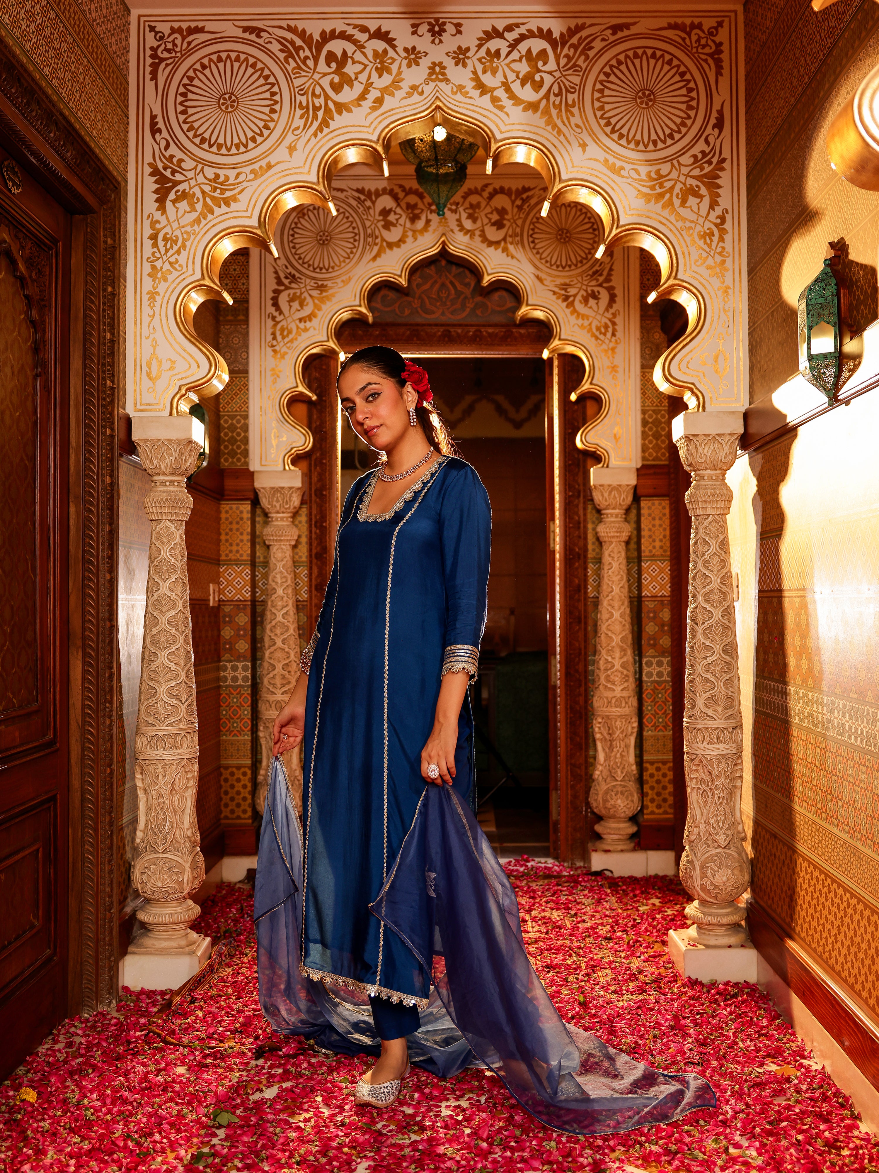 Ira Solid Muslin Suit Set