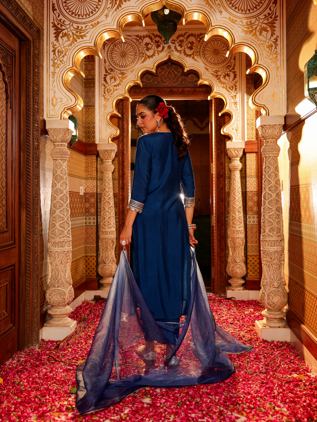 Ira Solid Muslin Suit Set