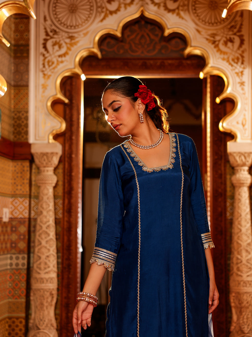 Ira Solid Muslin Suit Set