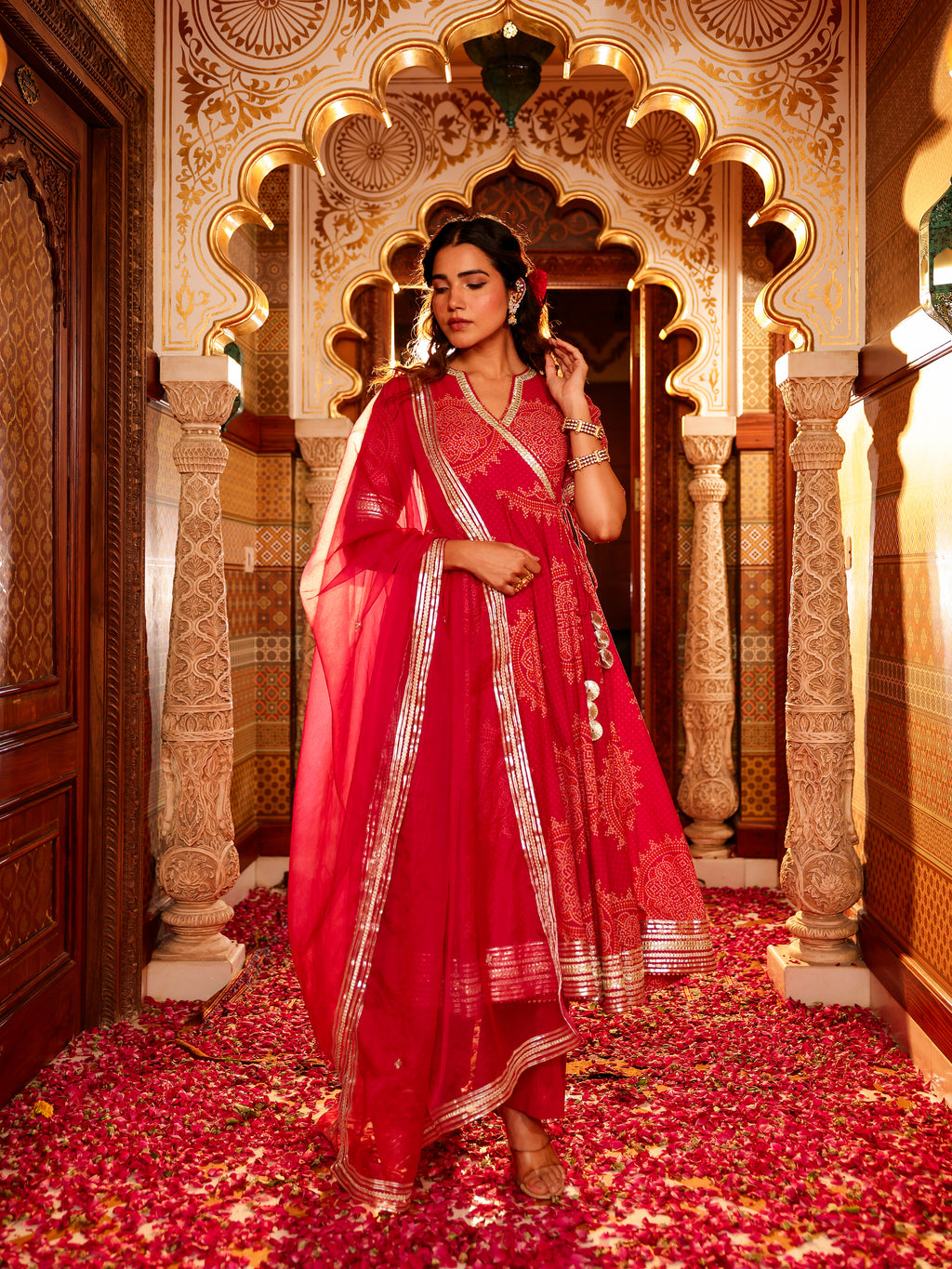 Aarza Handblock Cotton Suit Set