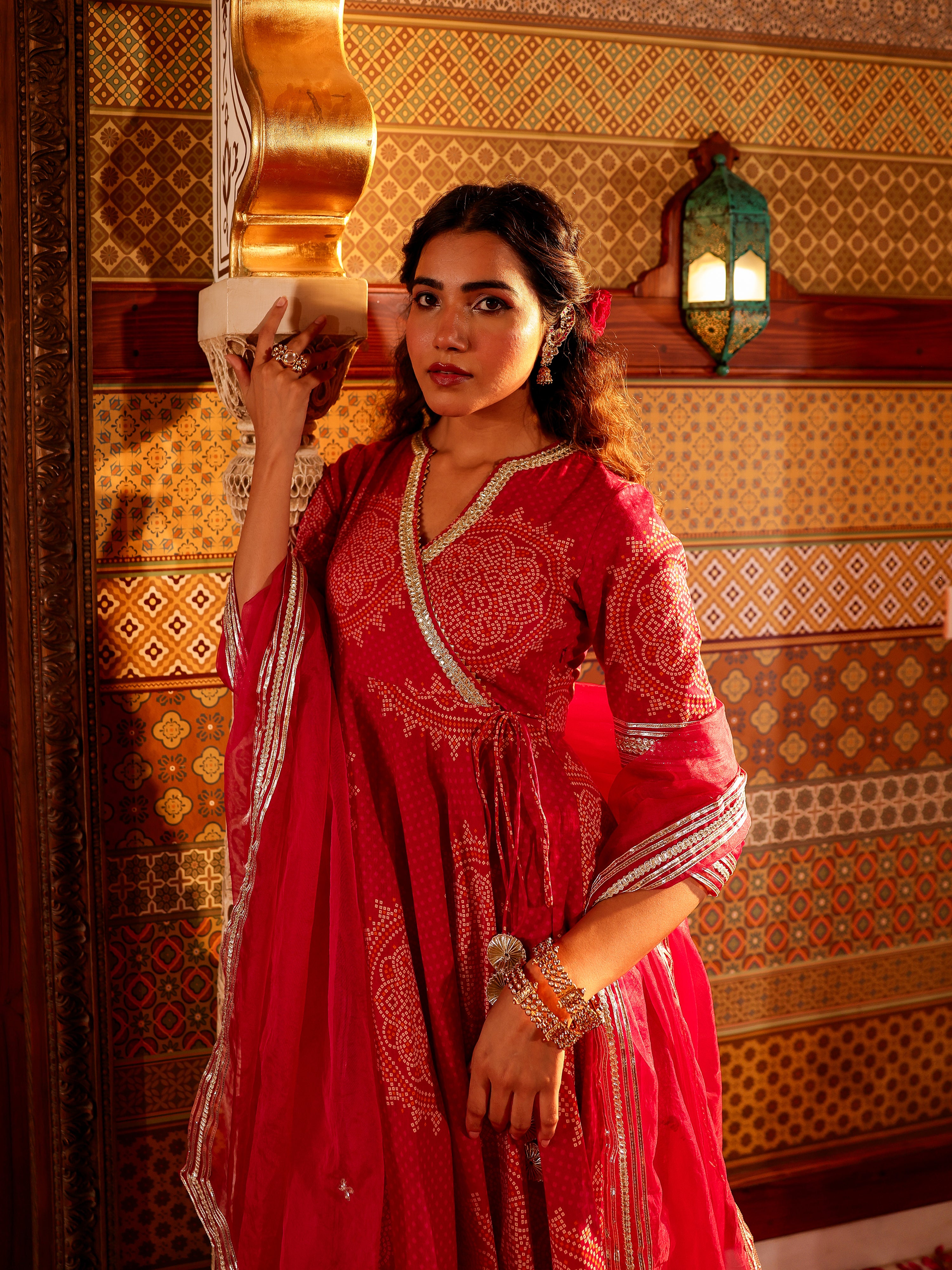 Aarza Handblock Cotton Suit Set