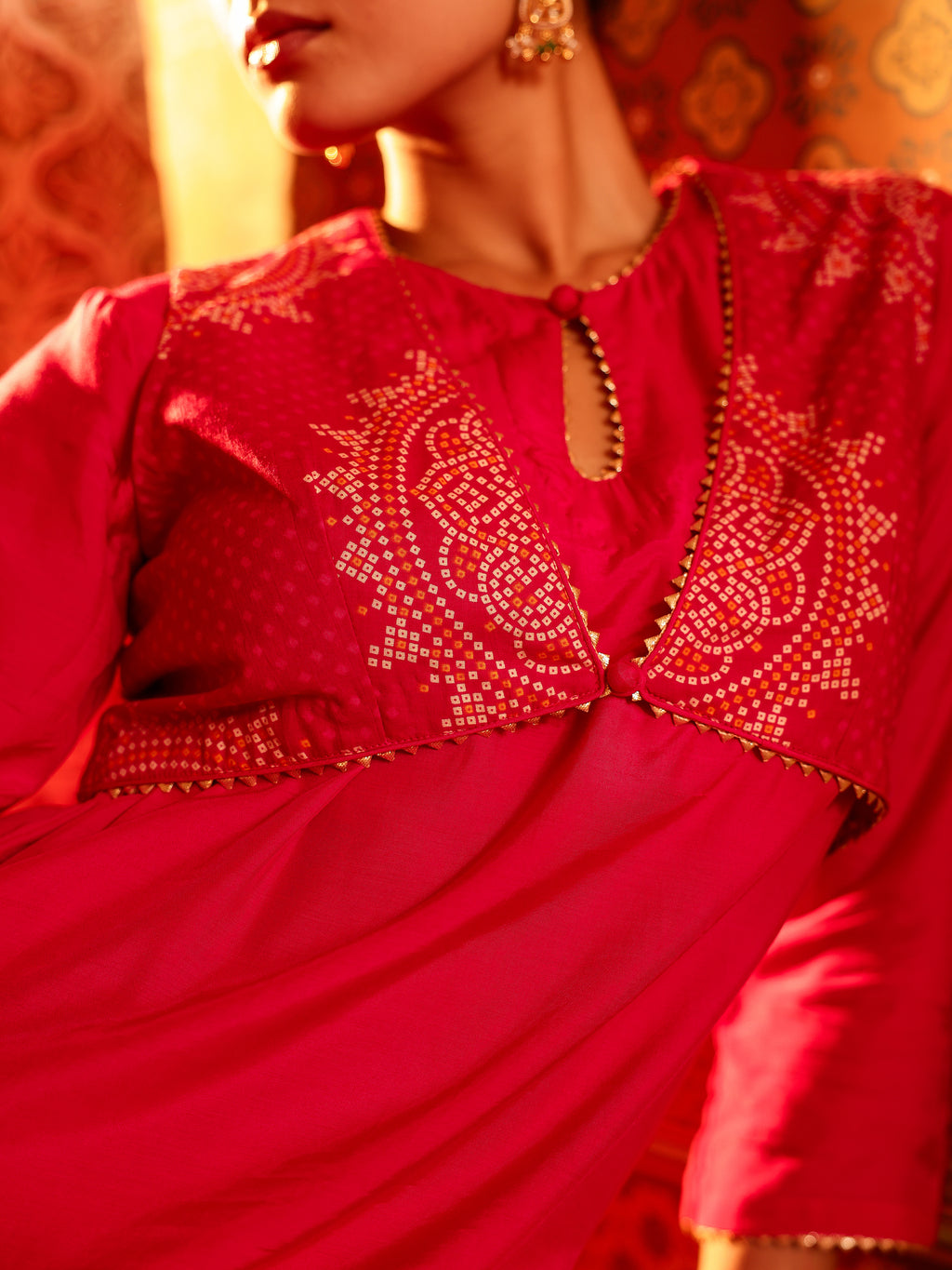 Arunika Solid Muslin Kurta Set