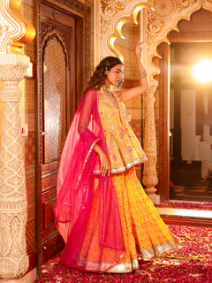 Lavira Handblock Cotton Gharara Set