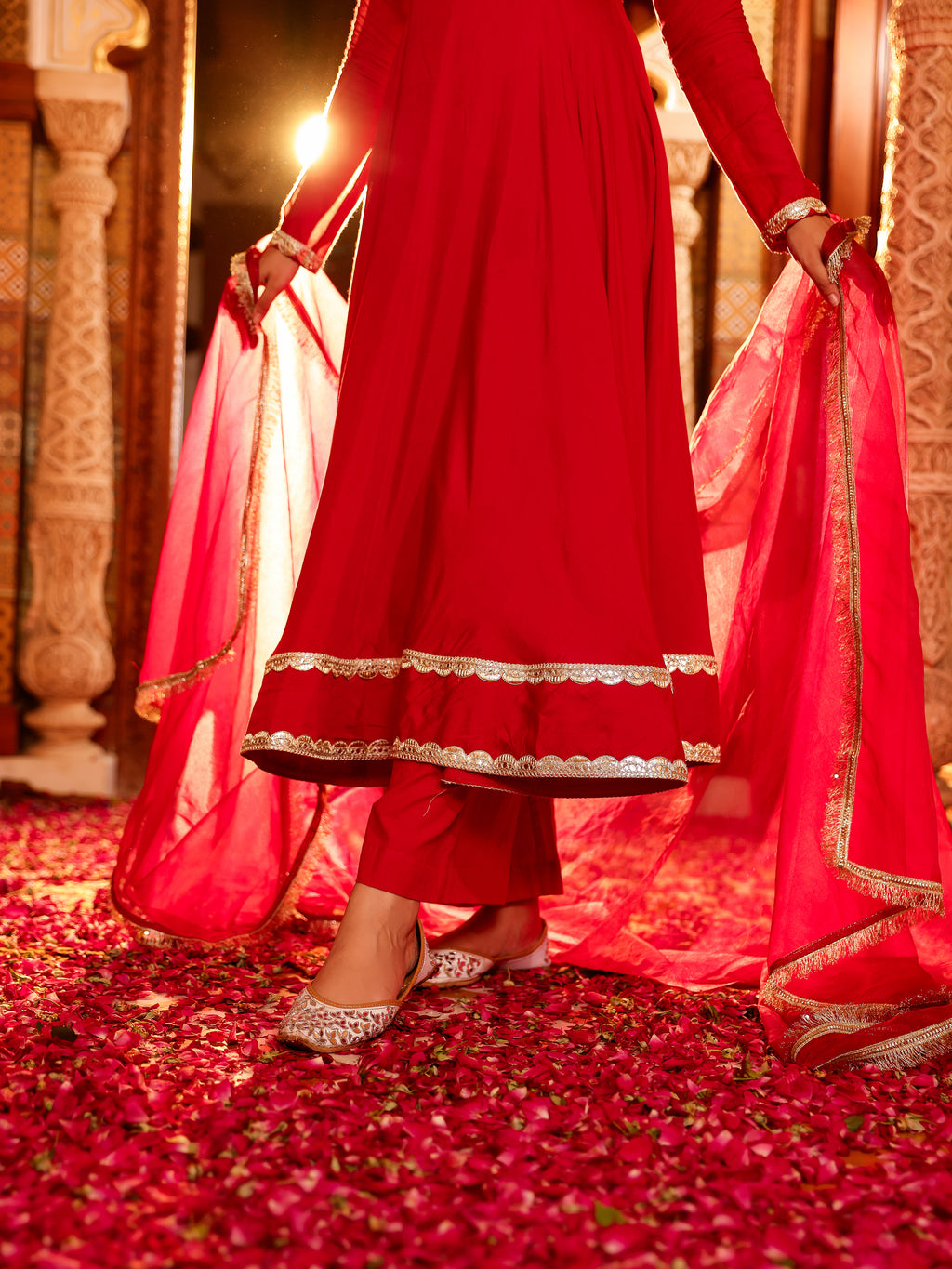 Chandrika Solid Muslin Suit Set