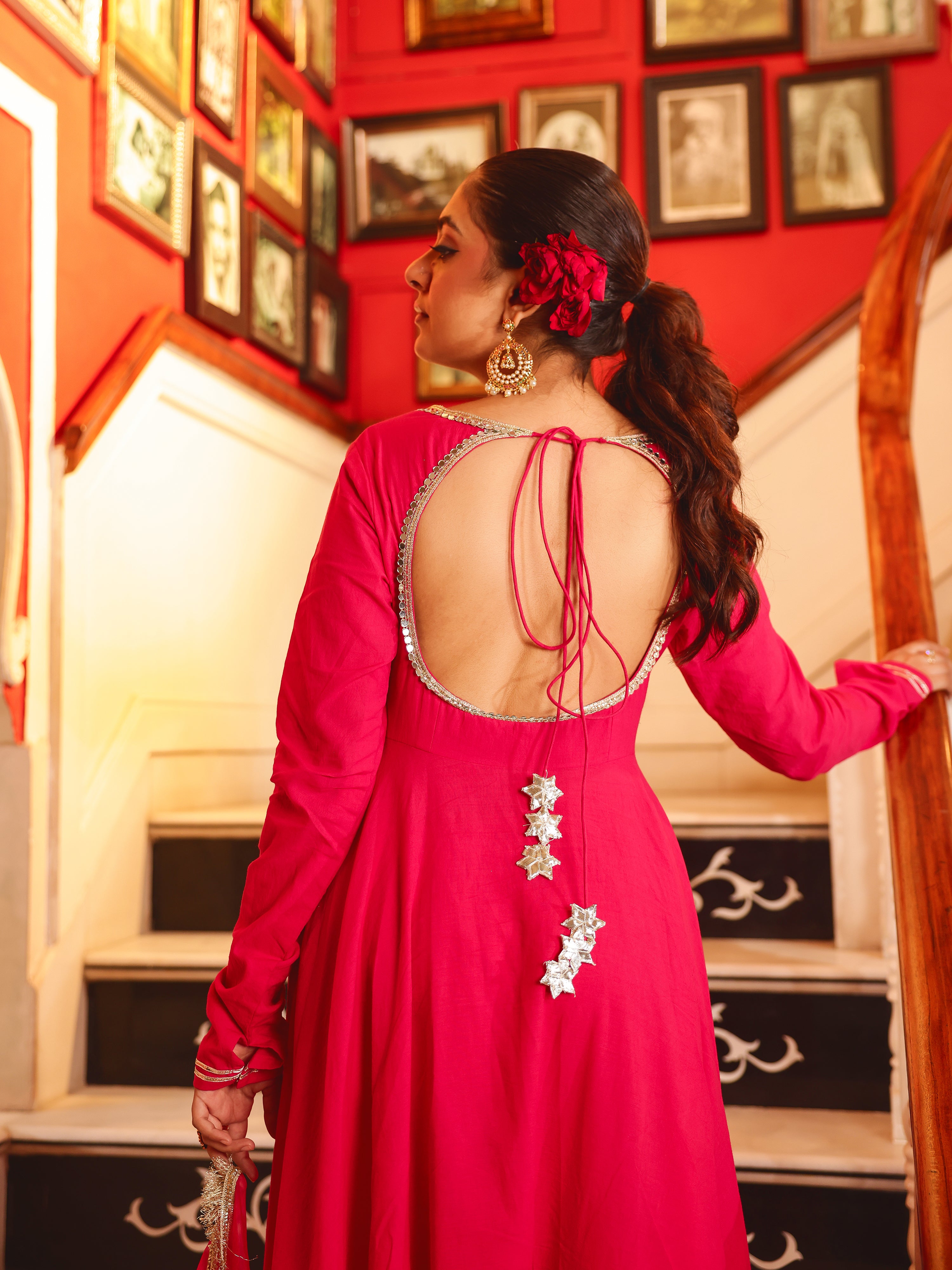 Charvi Solid Cotton Suit Set