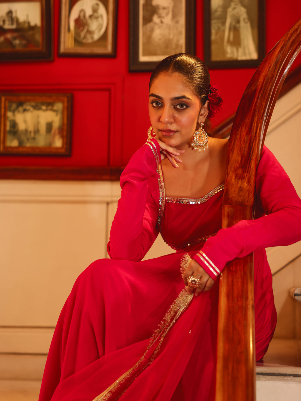 Charvi Solid Cotton Suit Set