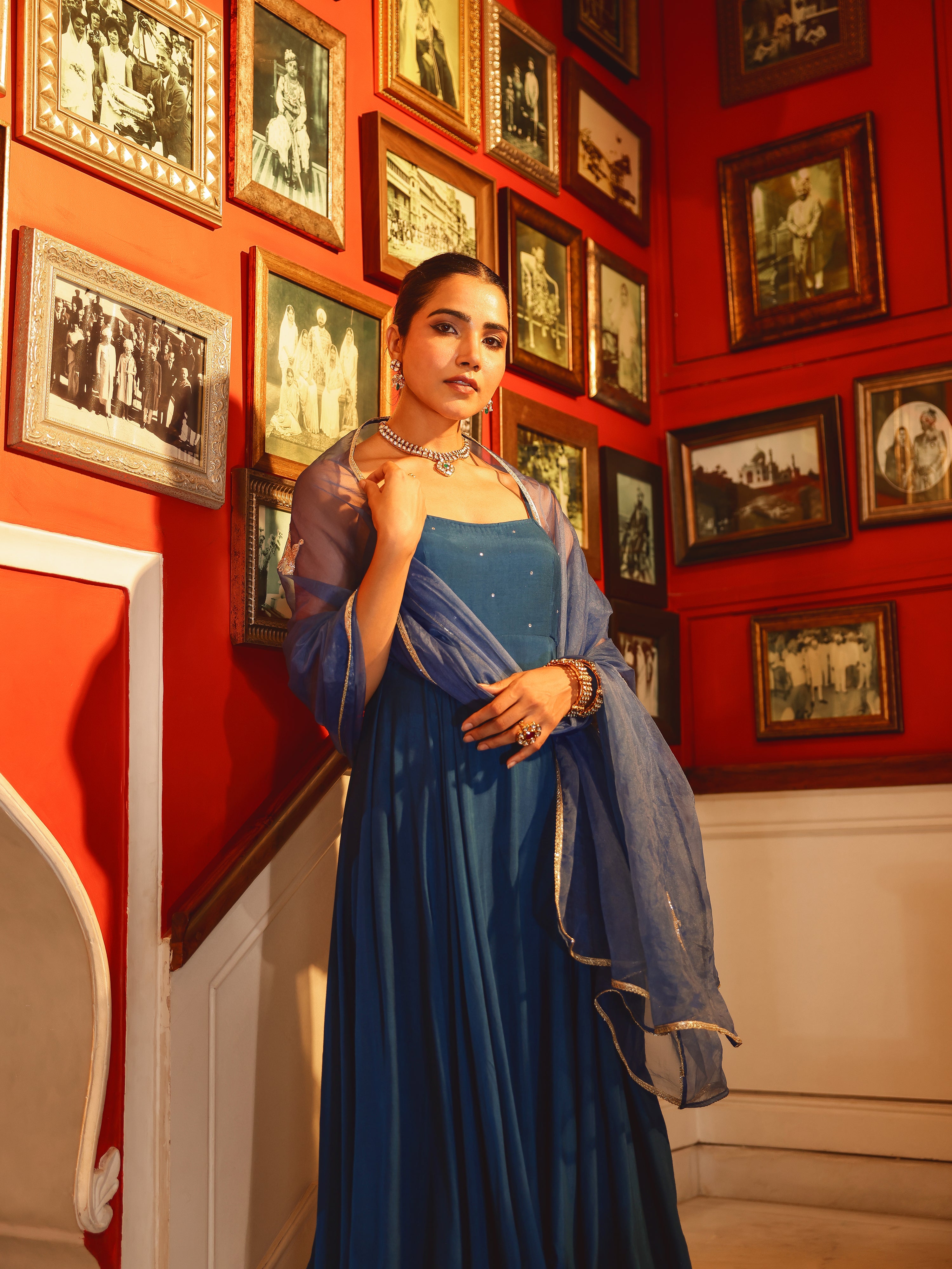 Kshirja Solid Muslin Suit Set